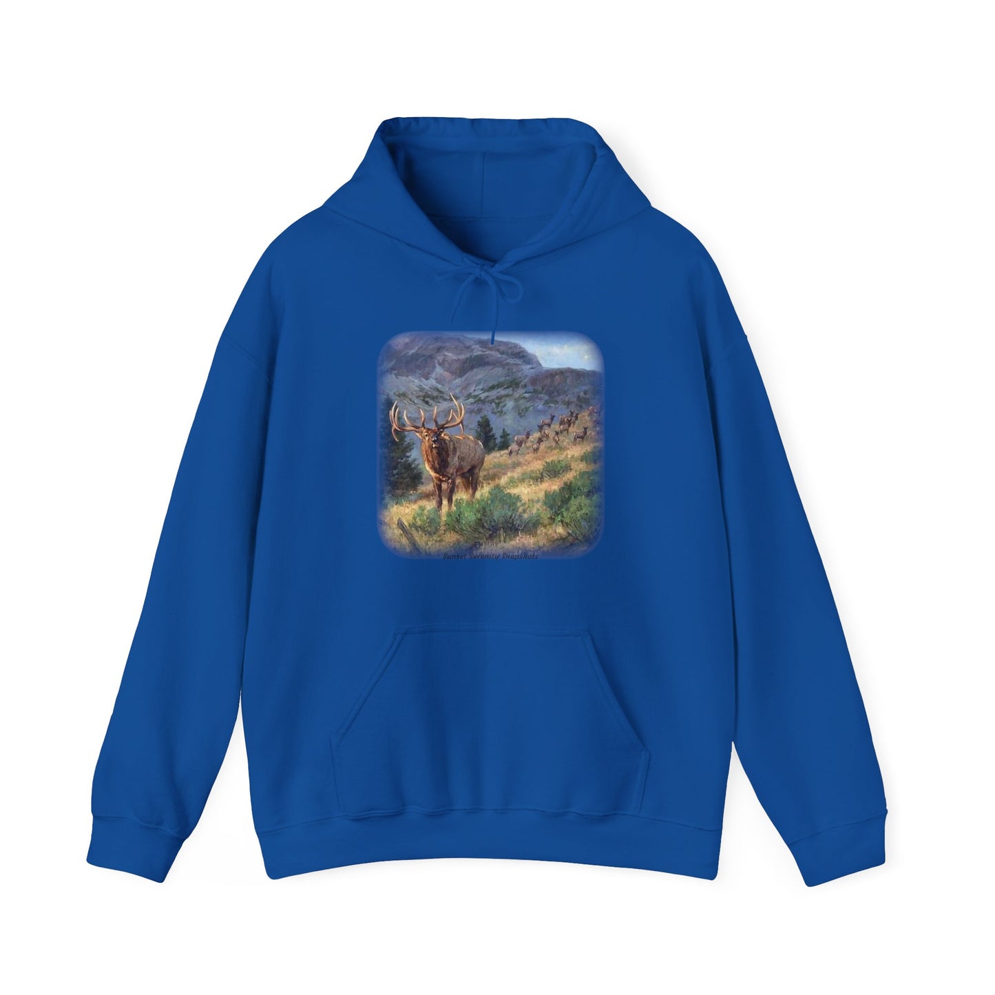 Elk_07 Unisex Heavy Blend™ Hooded Sweatshirt