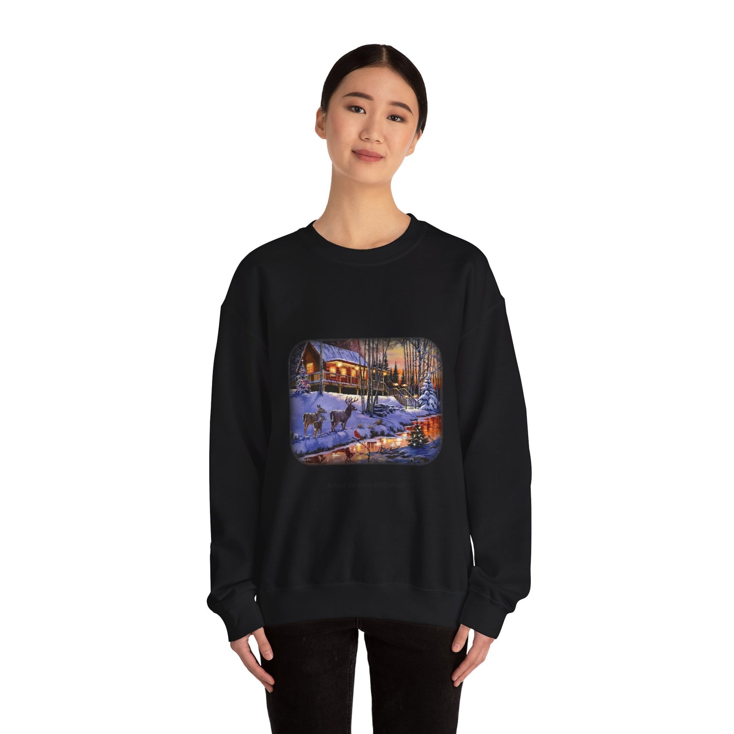 Deer_14 Unisex Heavy Blend™ Crewneck Sweatshirt