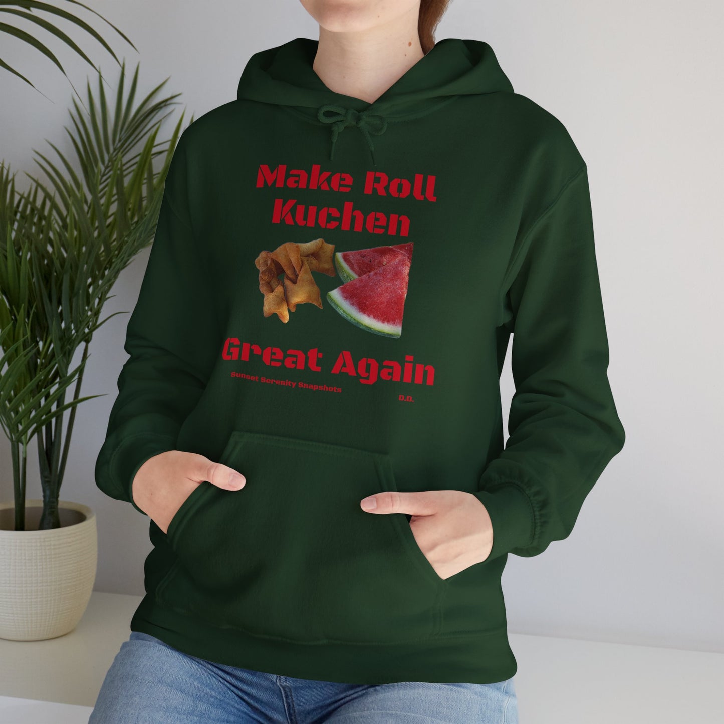 Make Roll Kuchen Great Again Unisex Heavy Blend™ Hooded Sweatshirt