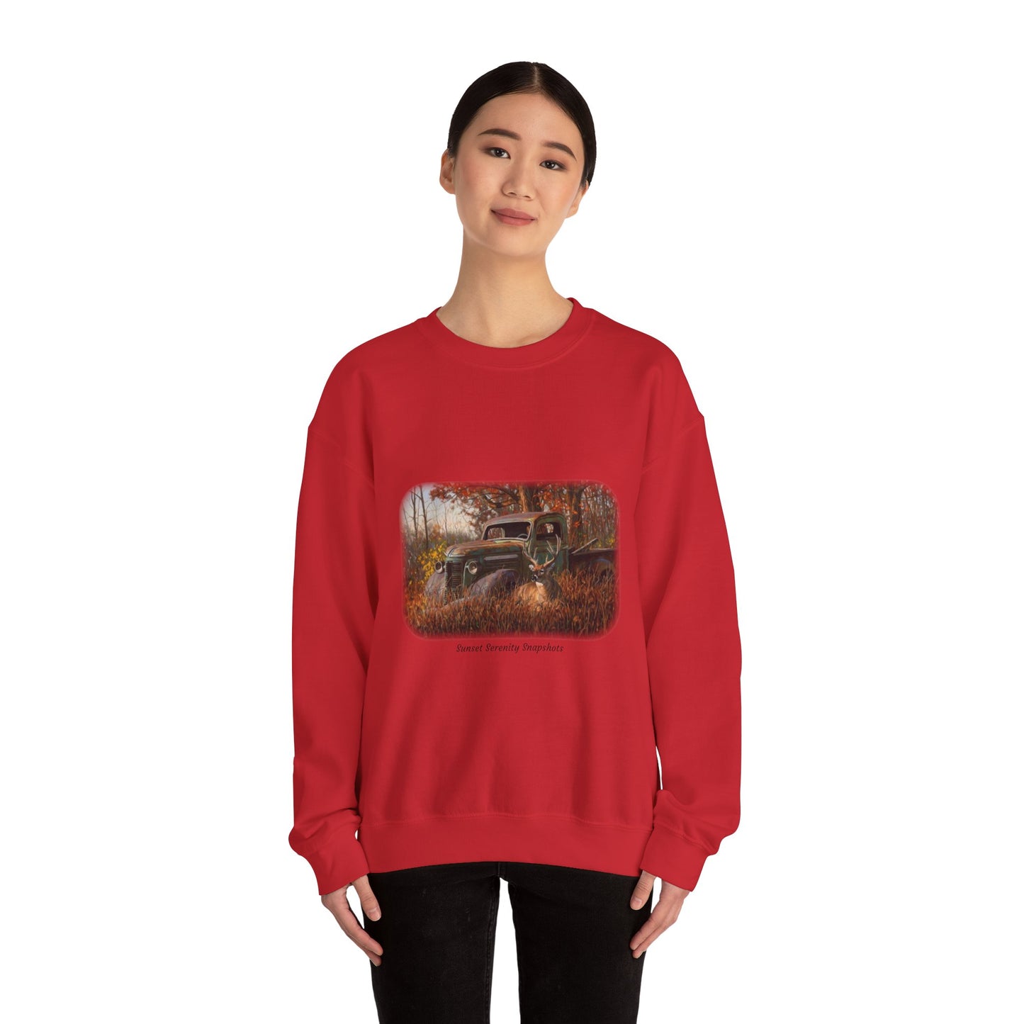 Deer_27 Unisex Heavy Blend™ Crewneck Sweatshirt