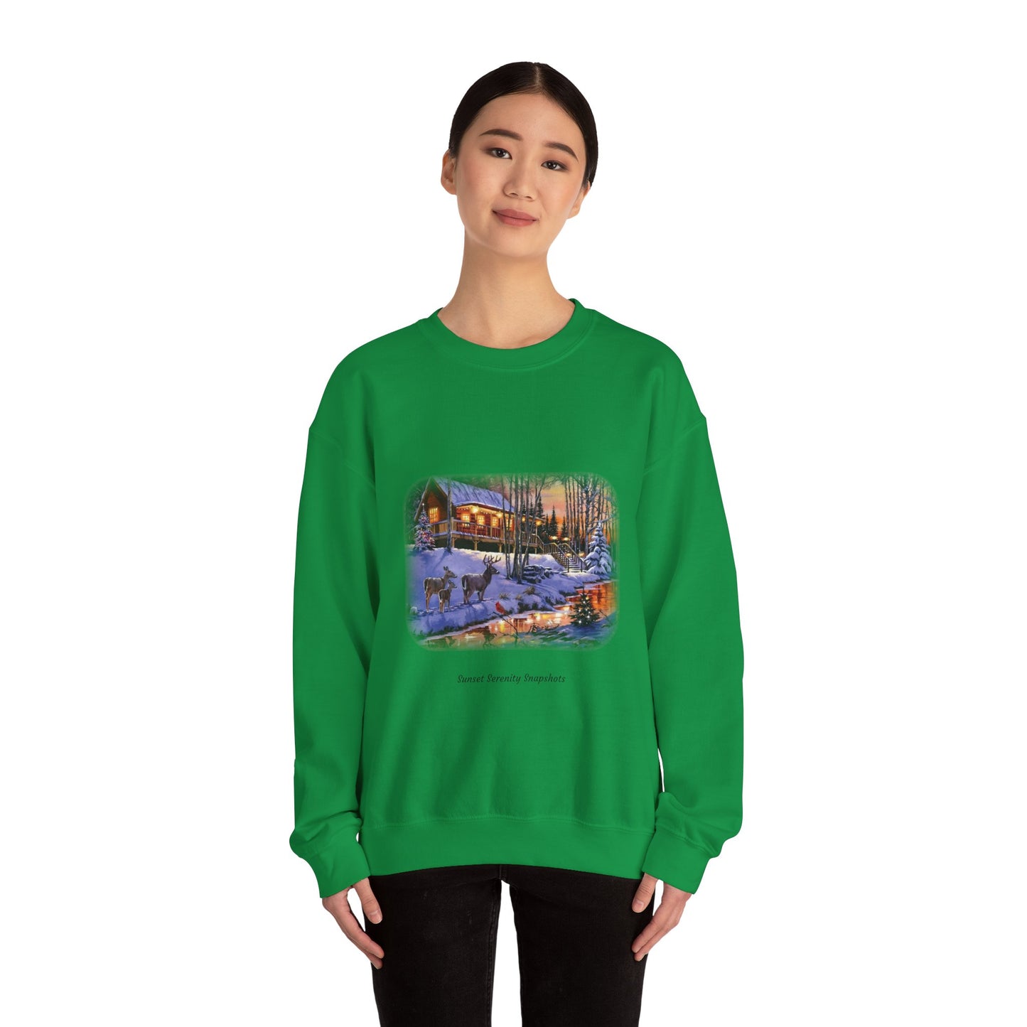 Deer_14 Unisex Heavy Blend™ Crewneck Sweatshirt