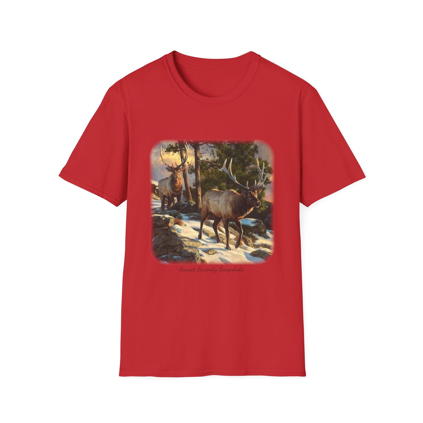 Elk_01 Unisex Softstyle T-Shirt
