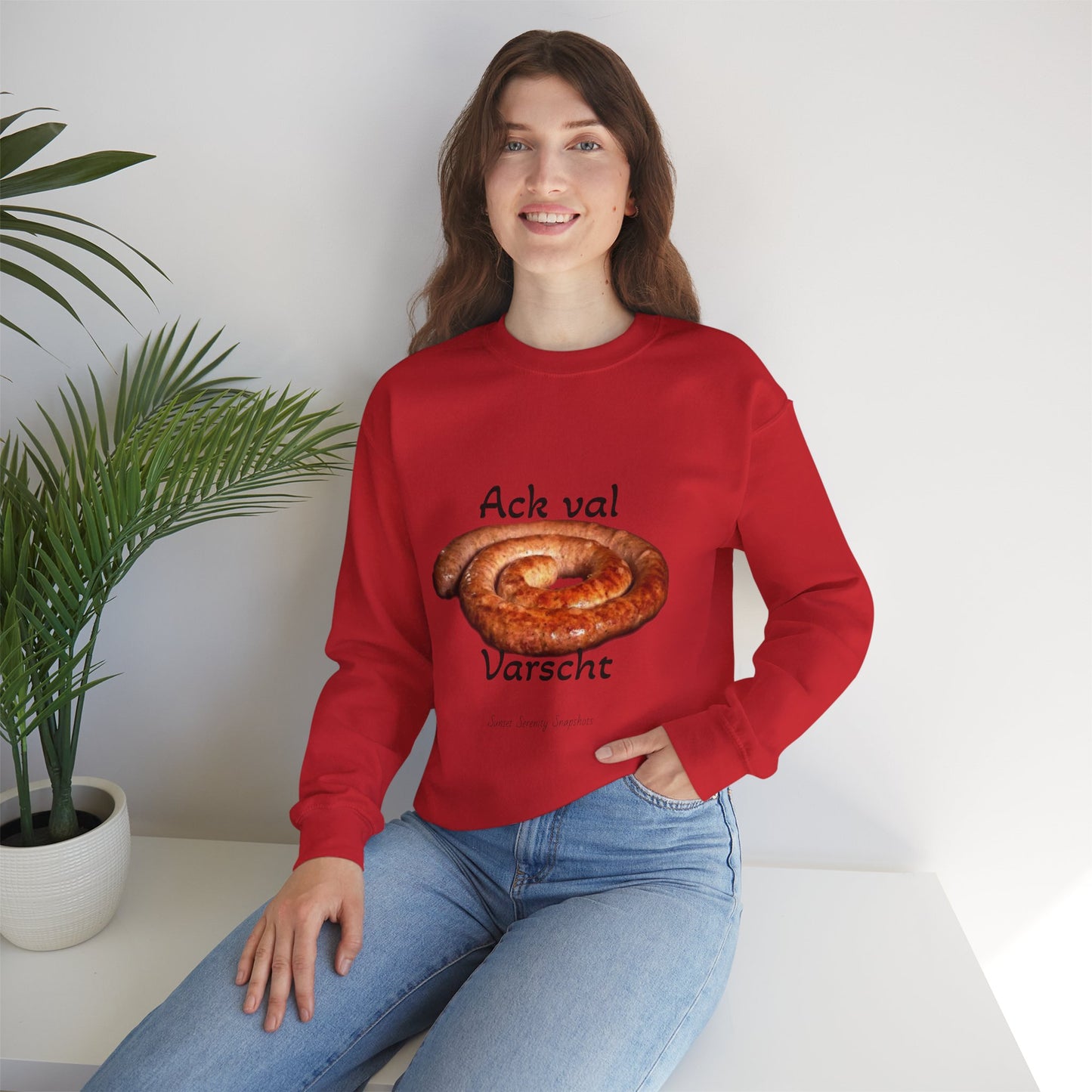 Sweatshirt Quirky Mennonite Farmers Sausage Saying