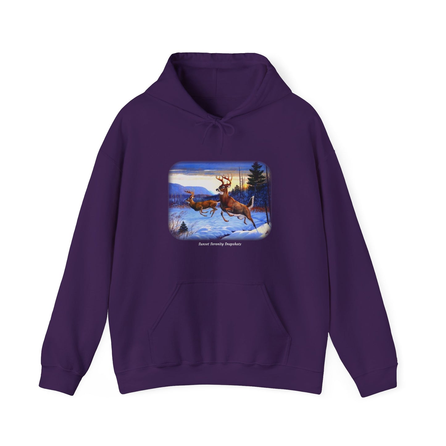 Elk_07 Unisex Heavy Blend™ Hooded Sweatshirt