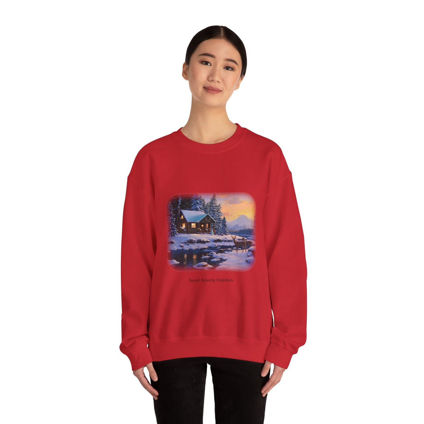 Deer_20 Unisex Heavy Blend™ Crewneck Sweatshirt