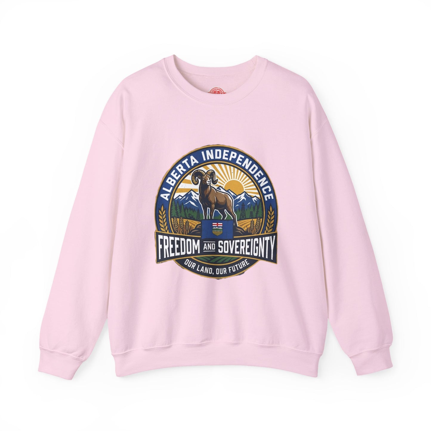 Alberta Independence Flag Sweatshirt — Bighorn Sheep