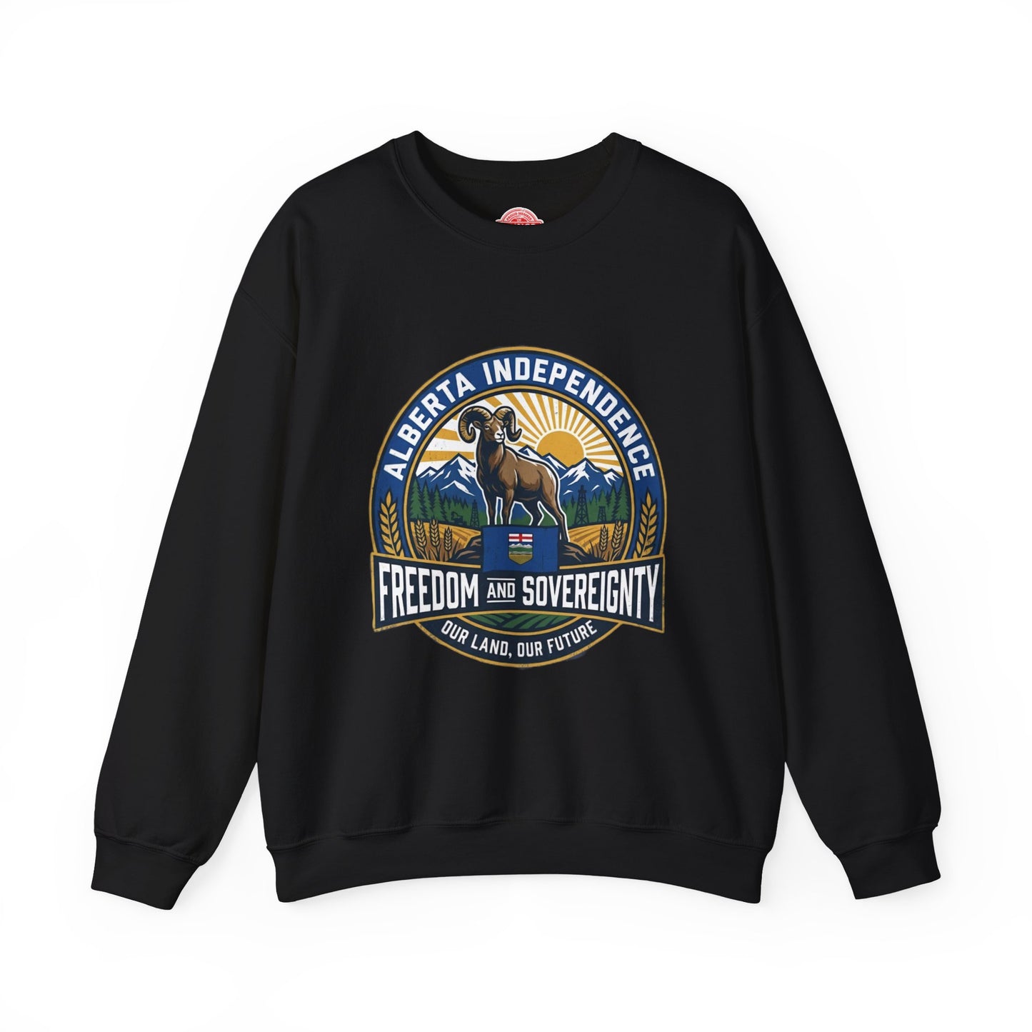 Alberta Independence Flag Sweatshirt — Bighorn Sheep