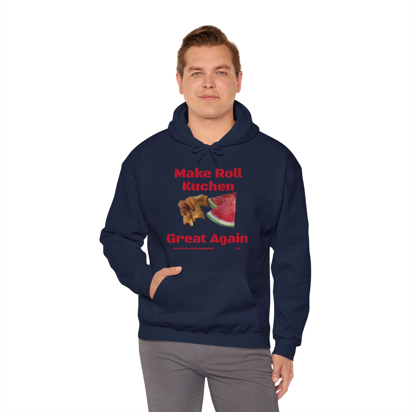 Make Roll Kuchen Great Again Unisex Heavy Blend™ Hooded Sweatshirt
