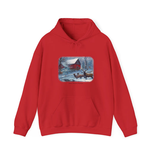 Elk_04 Unisex Heavy Blend™ Hooded Sweatshirt