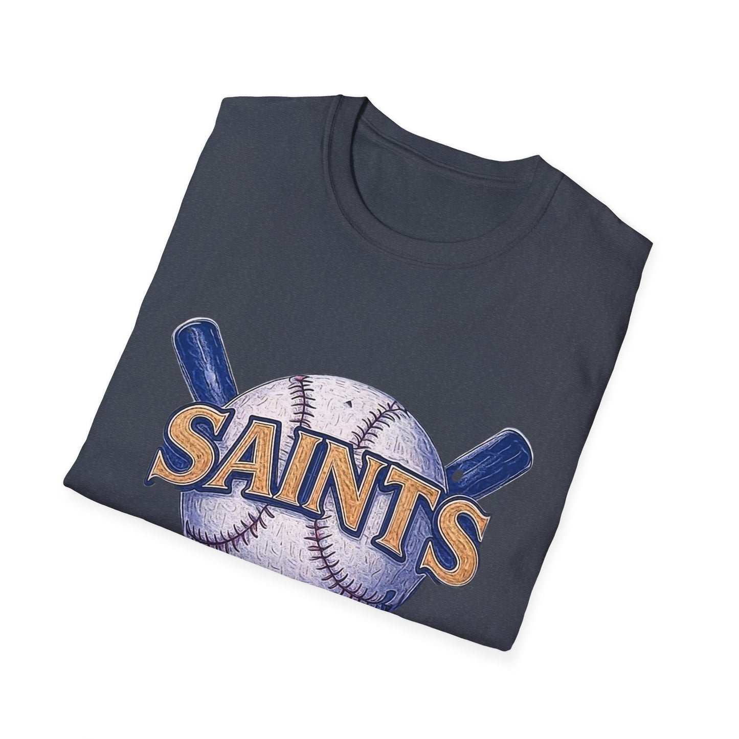 Saints Baseball Unisex Softstyle T-Shirt
