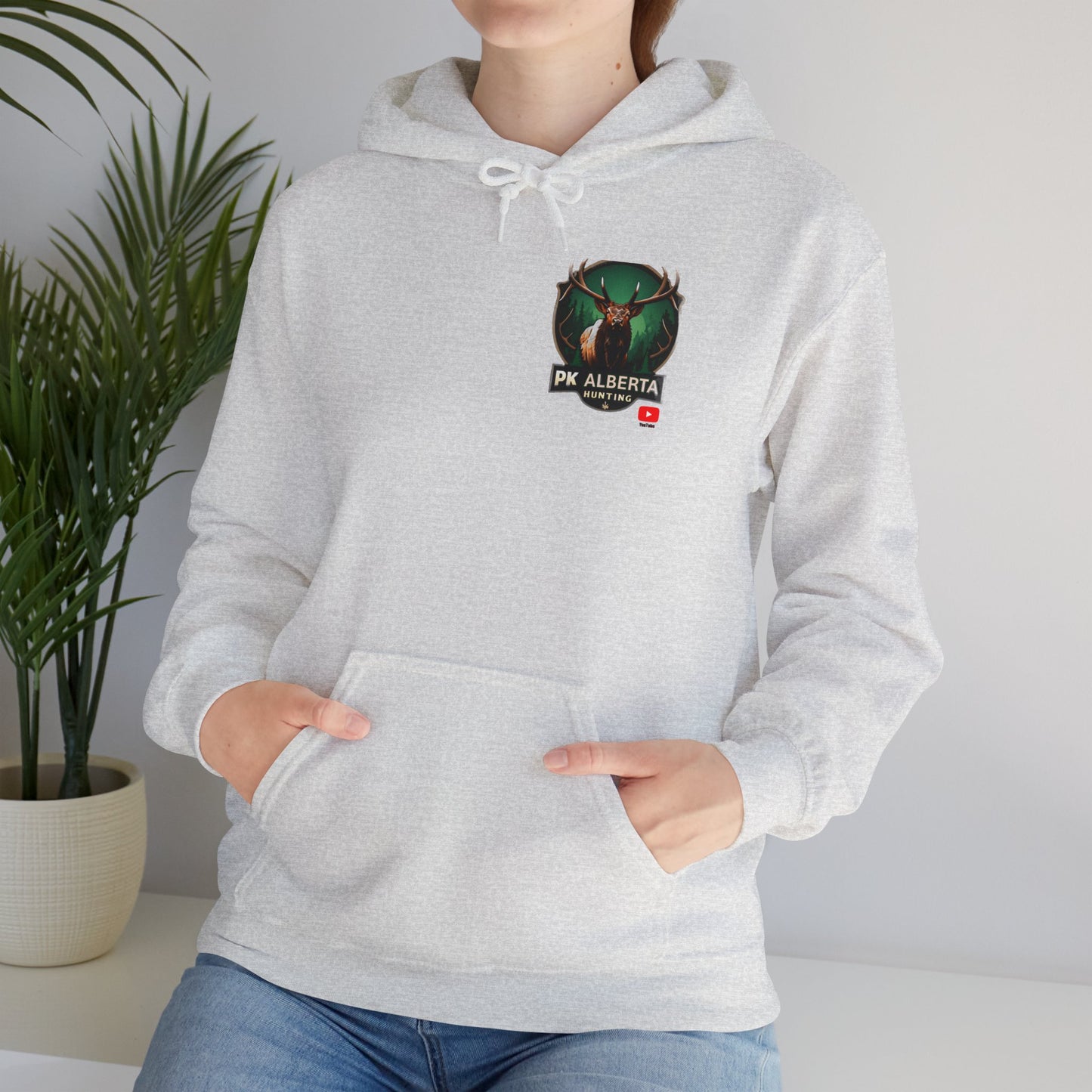 PK Alberta Hunting Small Logo Unisex Heavy Blend™ Hooded Sweatshirt