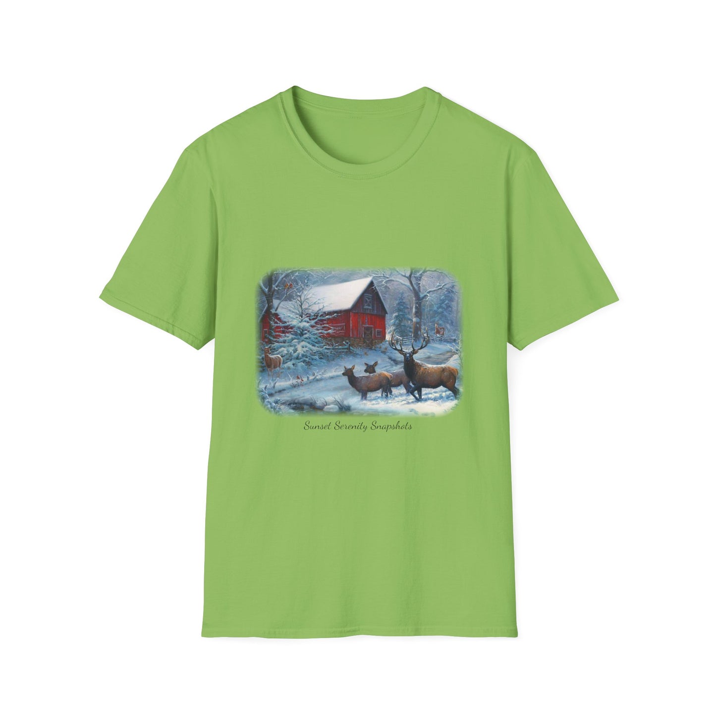 Elk_04 Unisex Softstyle T-Shirt
