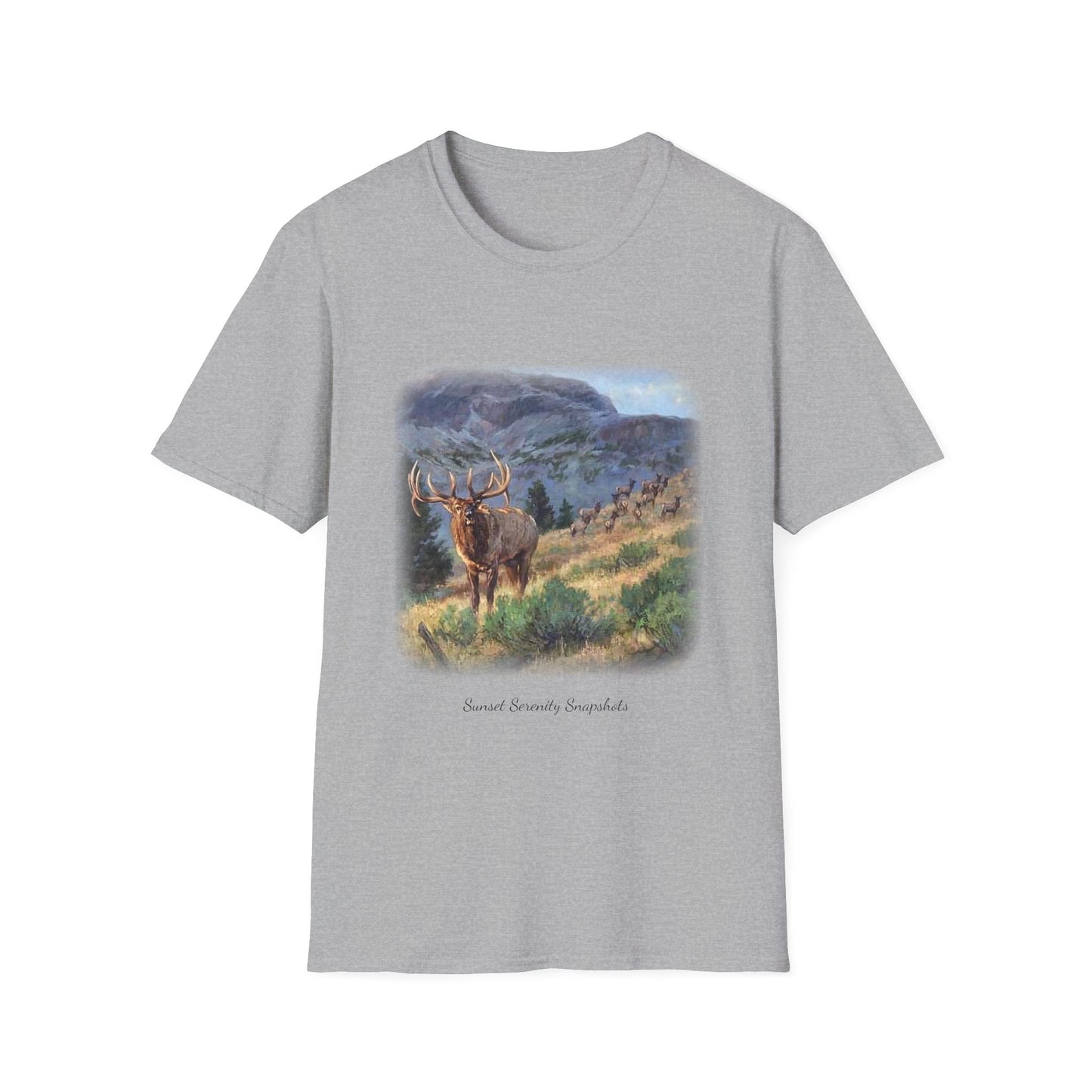 Elk_07 Unisex Softstyle T-Shirt
