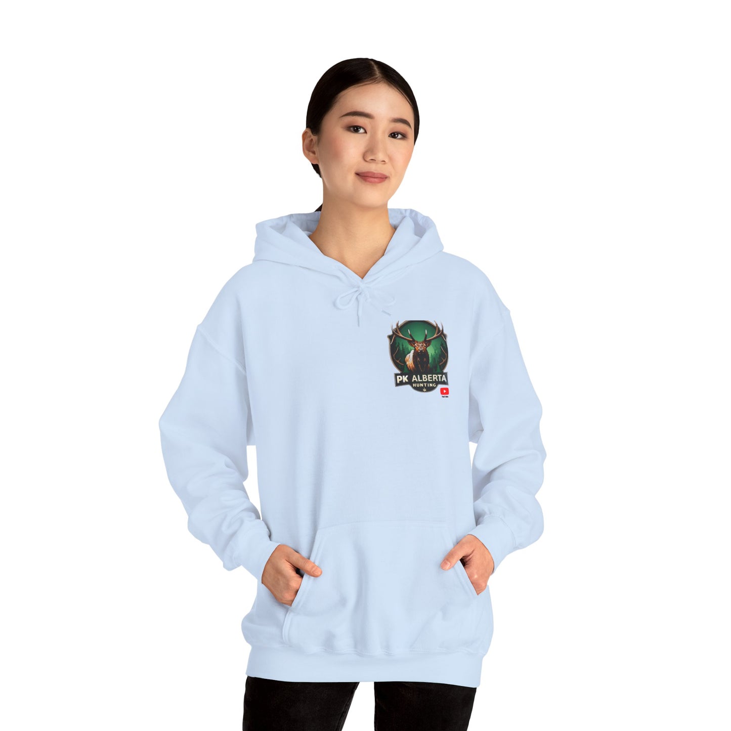 PK Alberta Hunting Small Logo Unisex Heavy Blend™ Hooded Sweatshirt