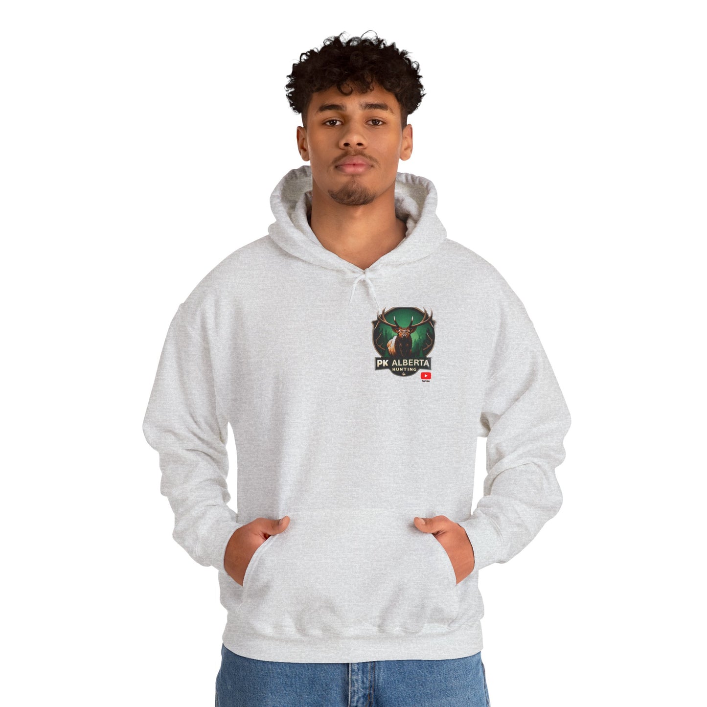 PK Alberta Hunting Small Logo Unisex Heavy Blend™ Hooded Sweatshirt