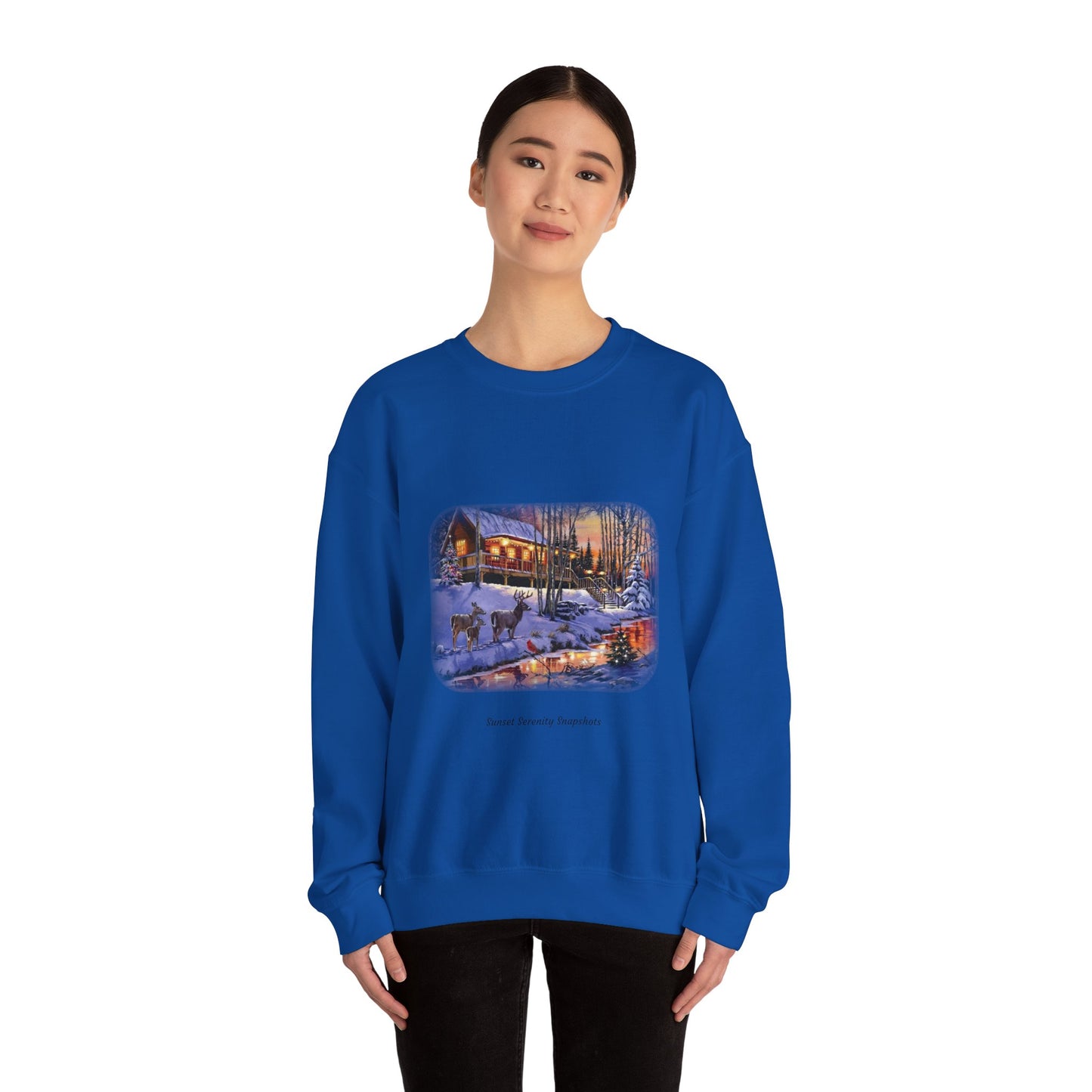 Deer_14 Unisex Heavy Blend™ Crewneck Sweatshirt
