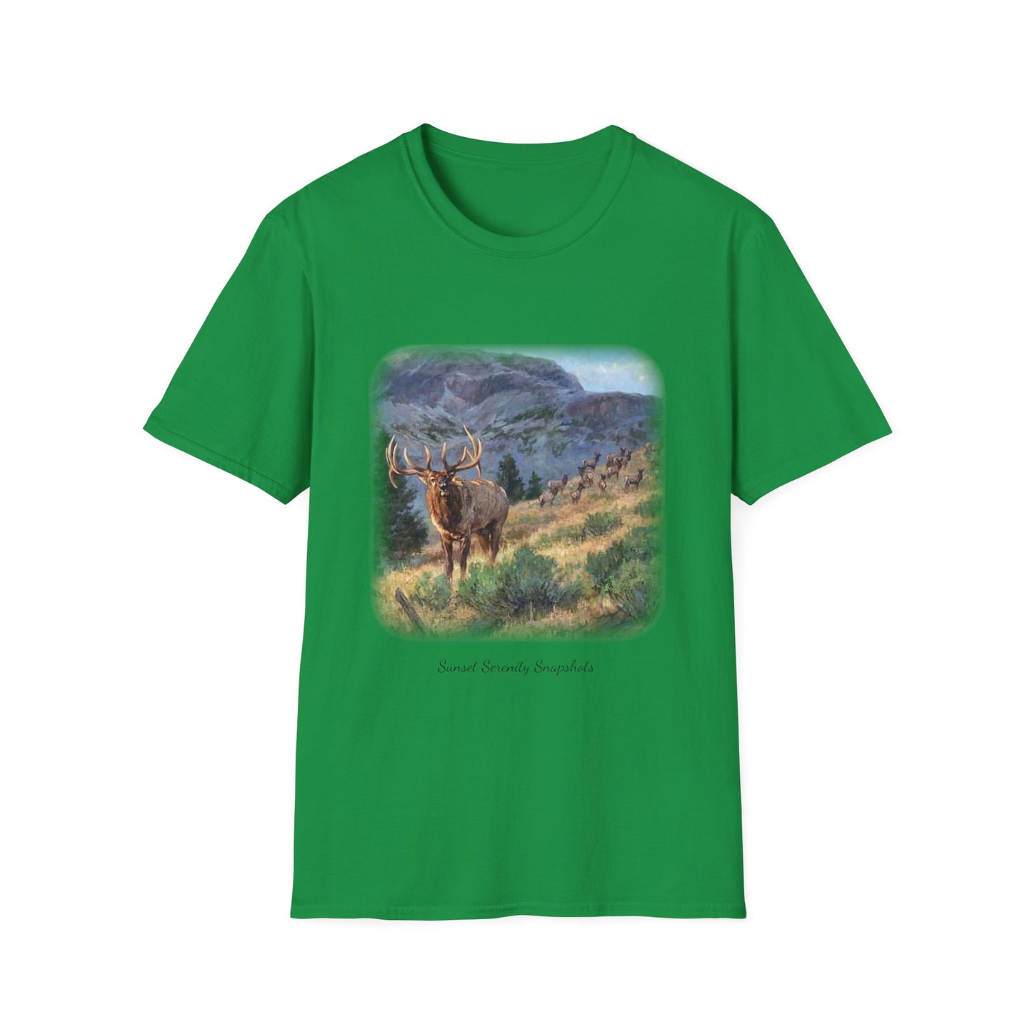 Elk_07 Unisex Softstyle T-Shirt