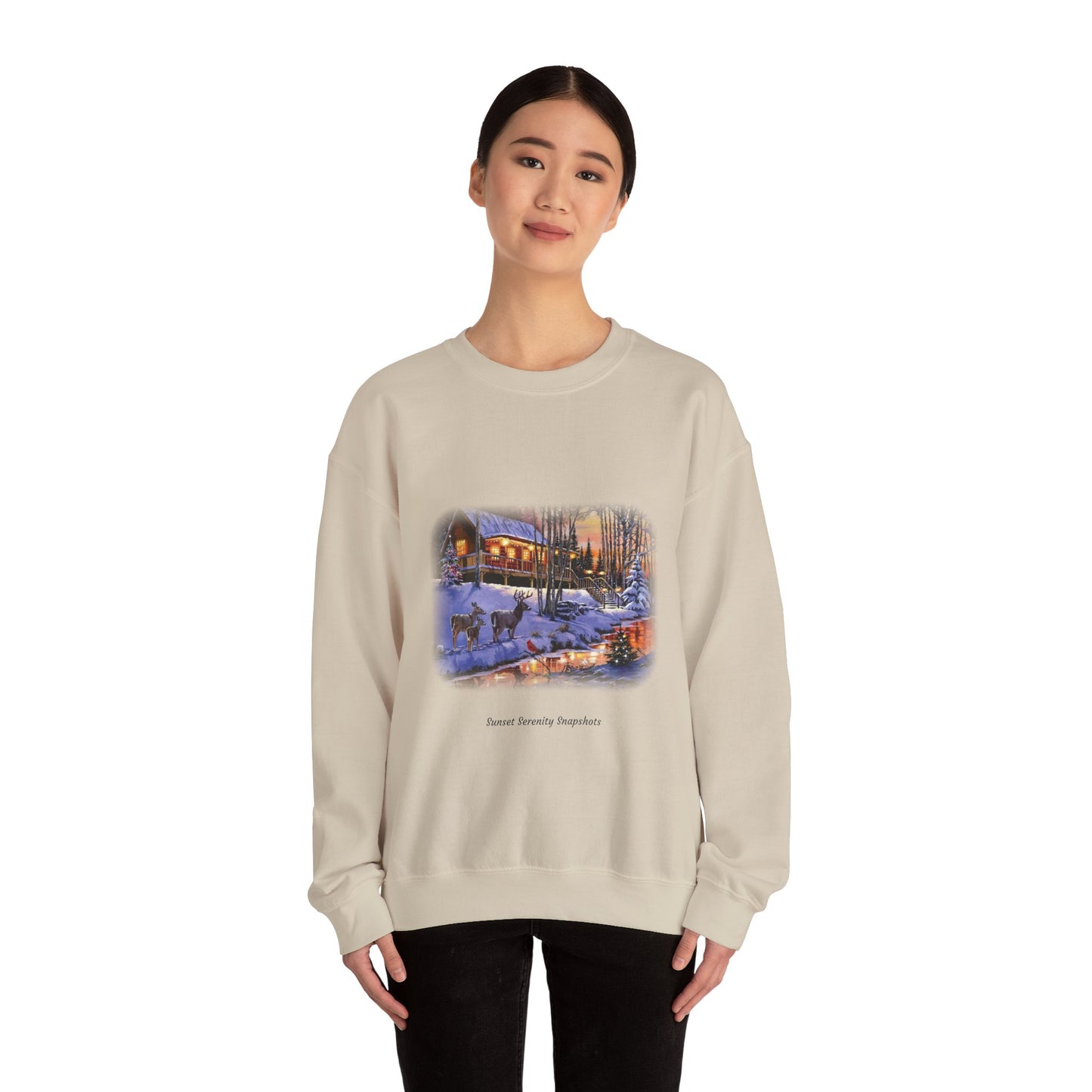 Deer_14 Unisex Heavy Blend™ Crewneck Sweatshirt