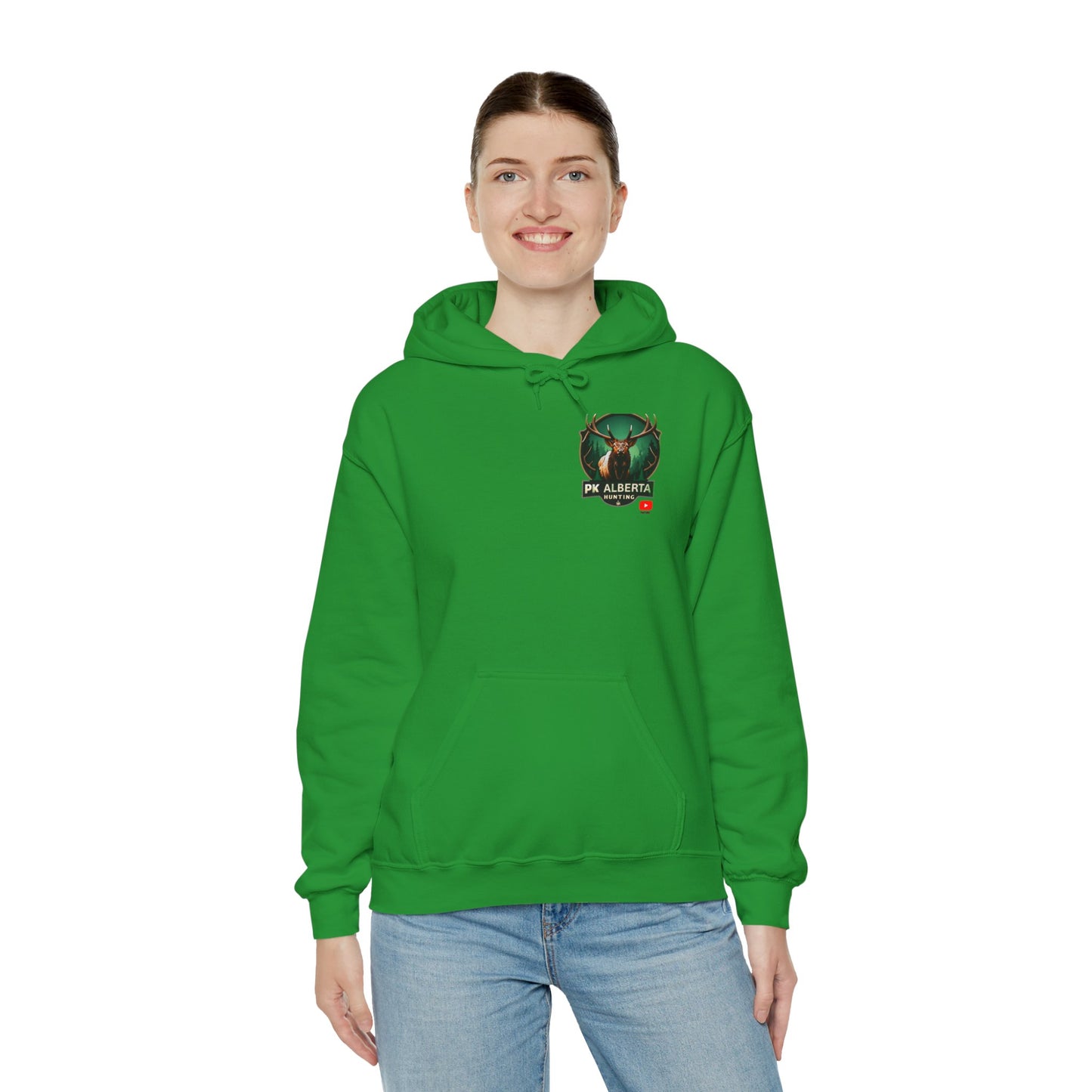 PK Alberta Hunting Small Logo Unisex Heavy Blend™ Hooded Sweatshirt
