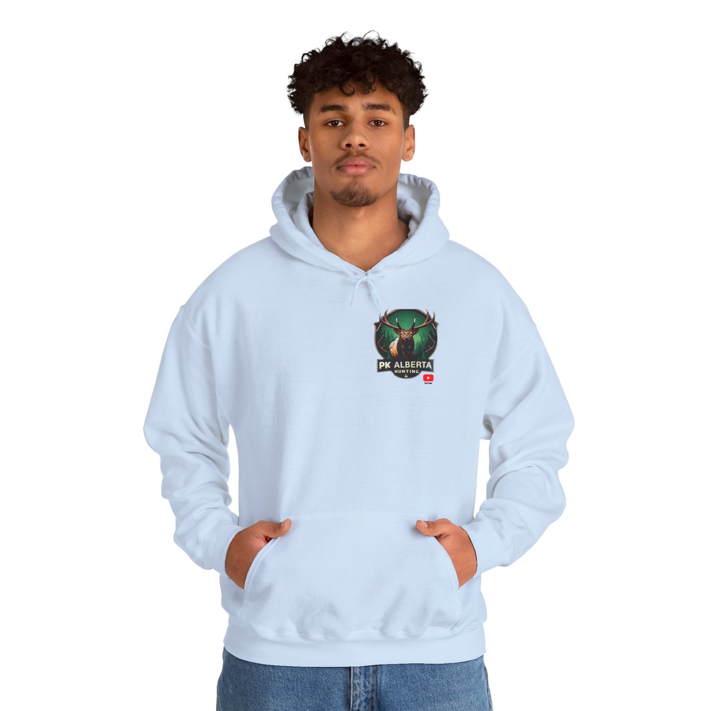 PK Alberta Hunting Small Logo Unisex Heavy Blend™ Hooded Sweatshirt