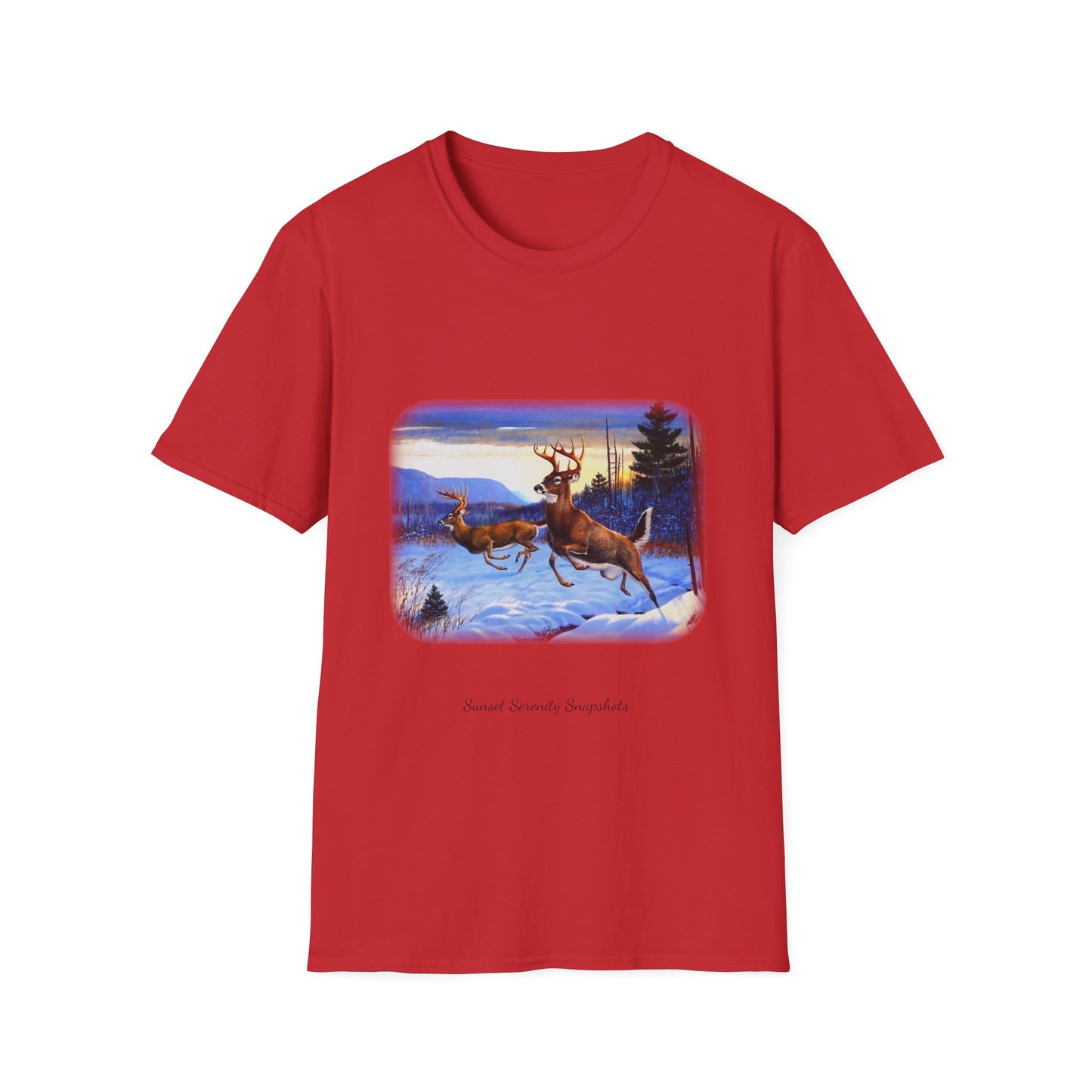 Deer_08 Unisex Softstyle T-Shirt