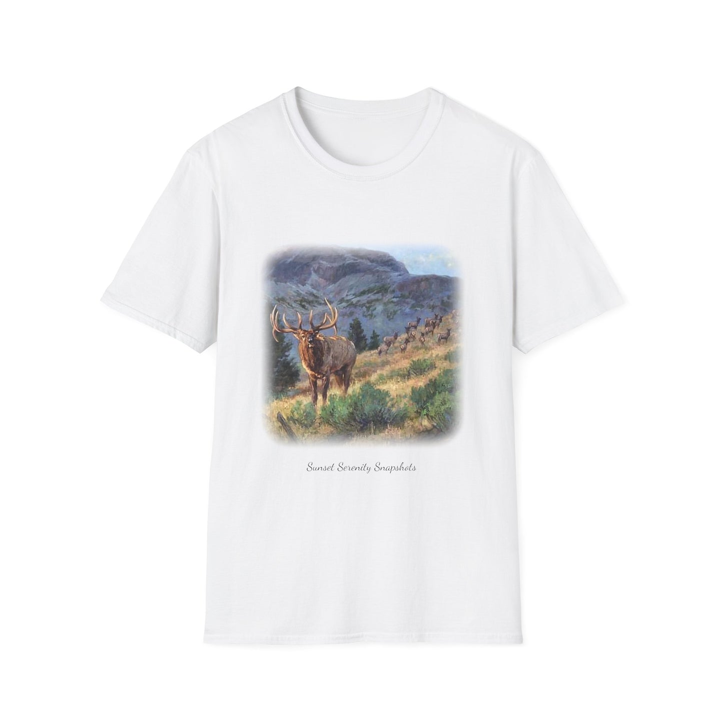 Elk_07 Unisex Softstyle T-Shirt