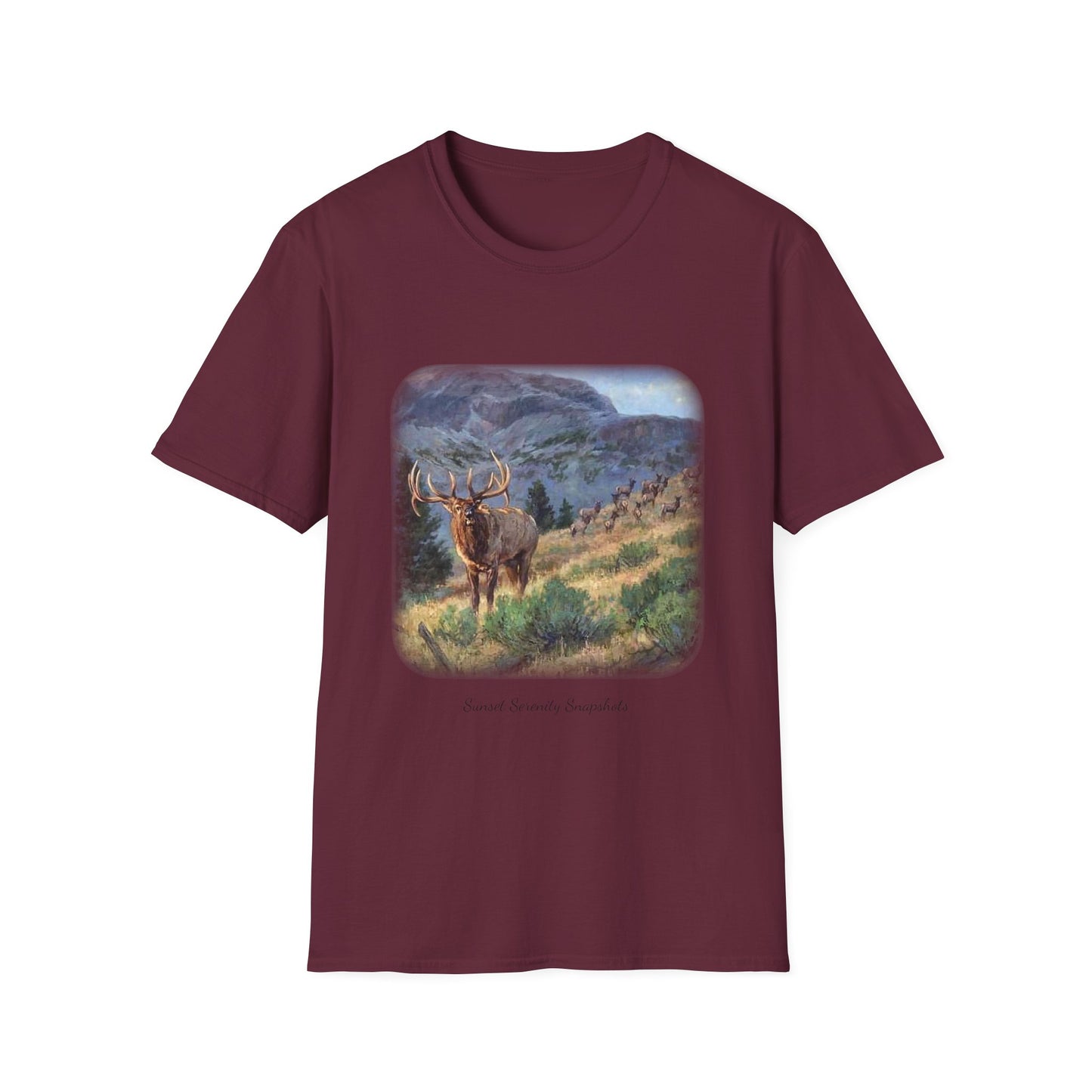 Elk_07 Unisex Softstyle T-Shirt
