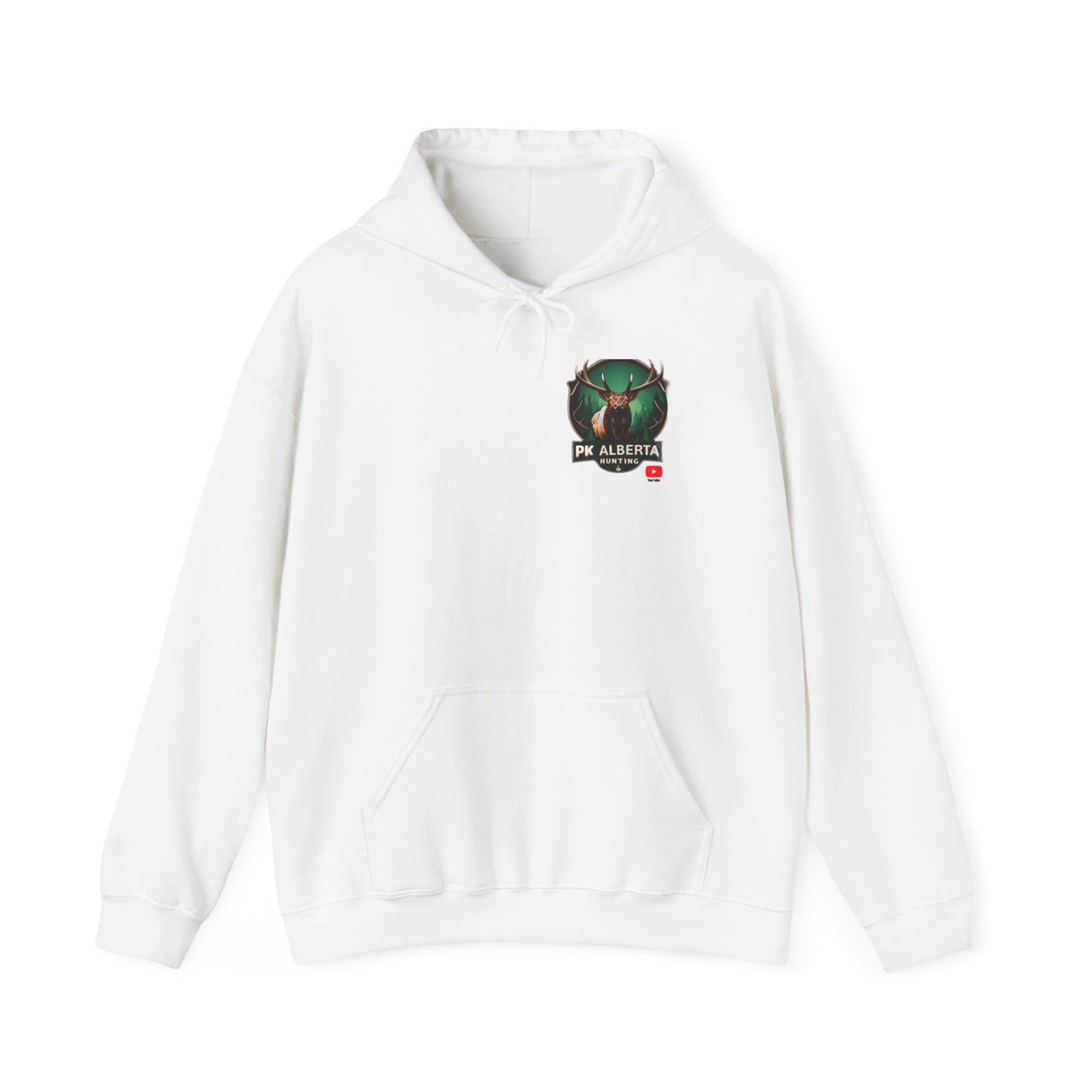 PK Alberta Hunting Small Logo Unisex Heavy Blend™ Hooded Sweatshirt