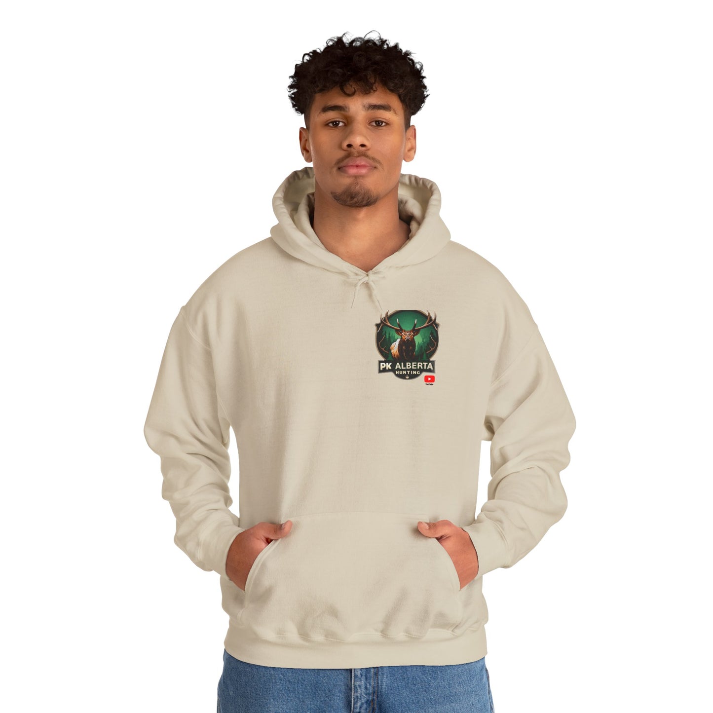 PK Alberta Hunting Small Logo Unisex Heavy Blend™ Hooded Sweatshirt