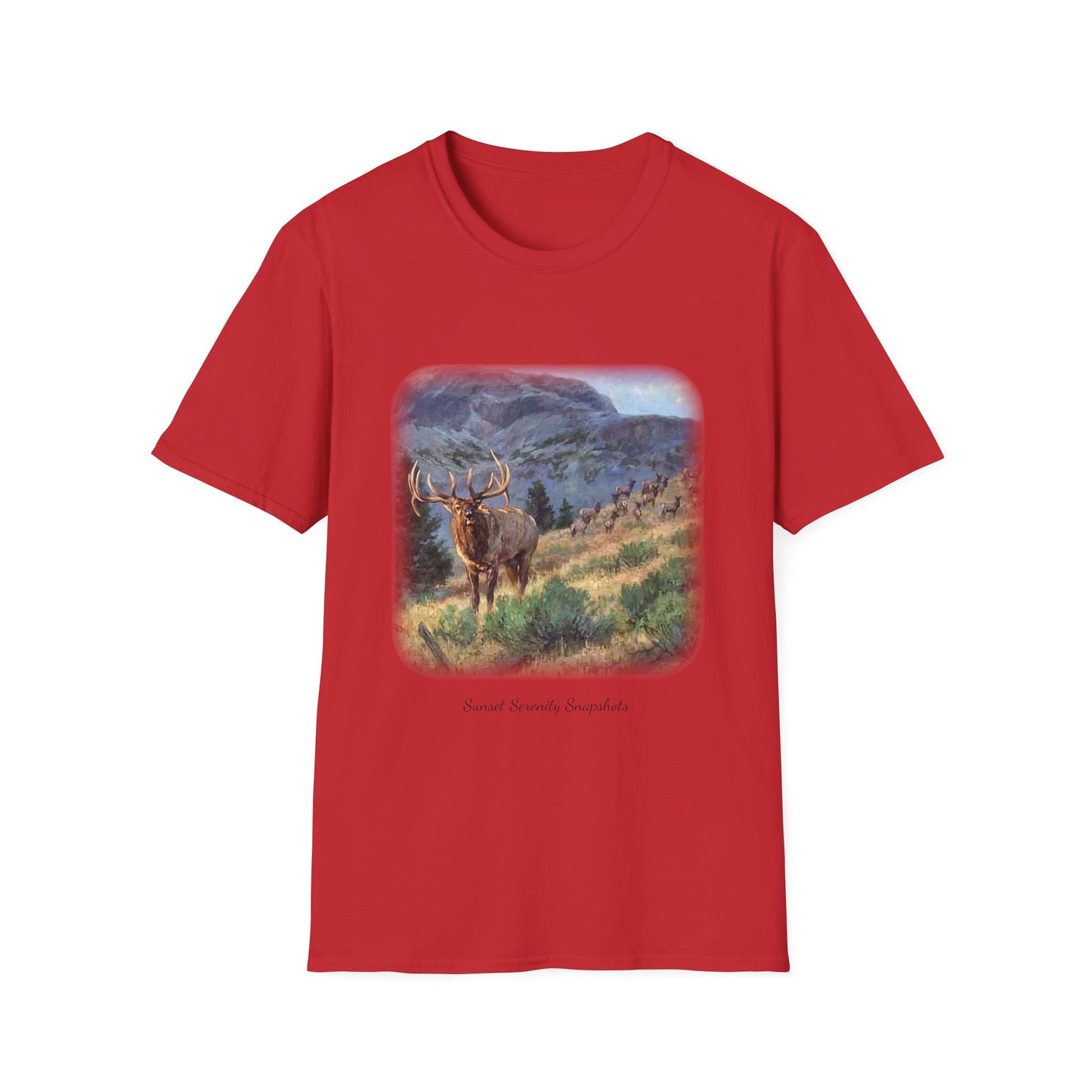 Elk_07 Unisex Softstyle T-Shirt