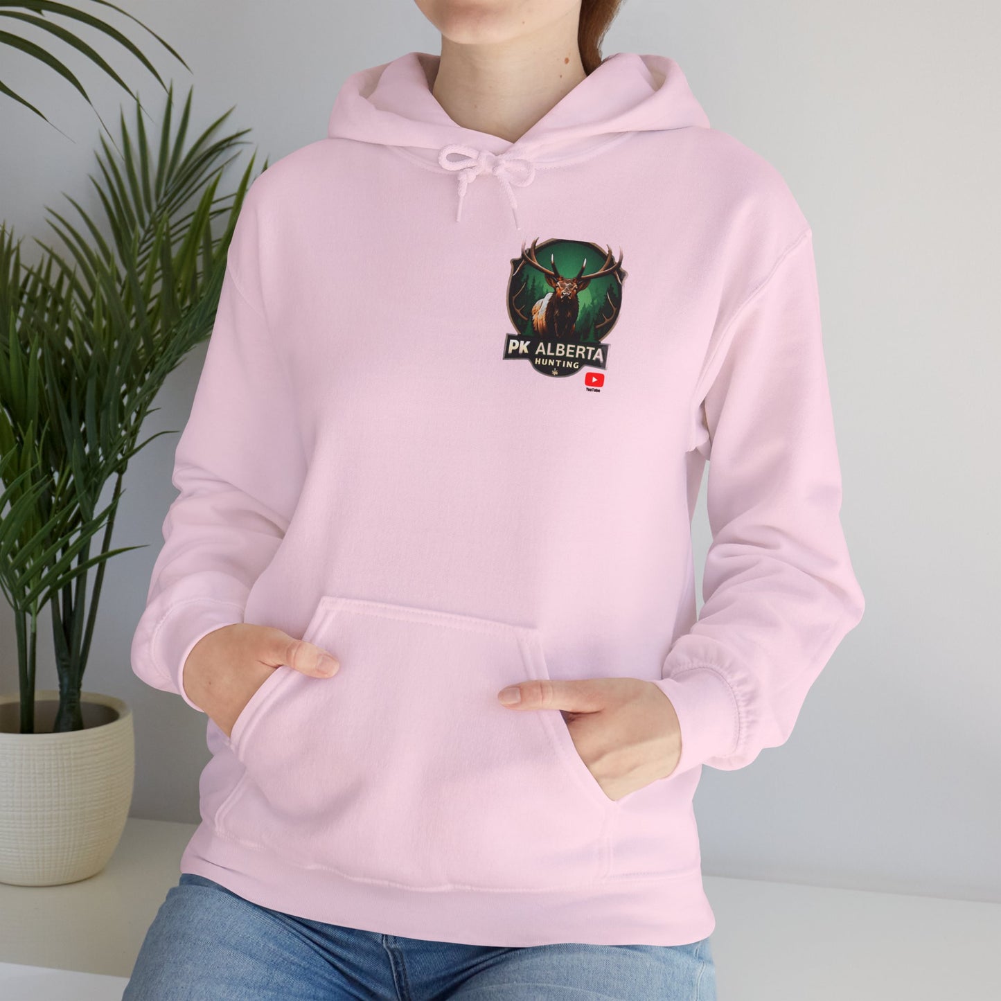 PK Alberta Hunting Small Logo Unisex Heavy Blend™ Hooded Sweatshirt