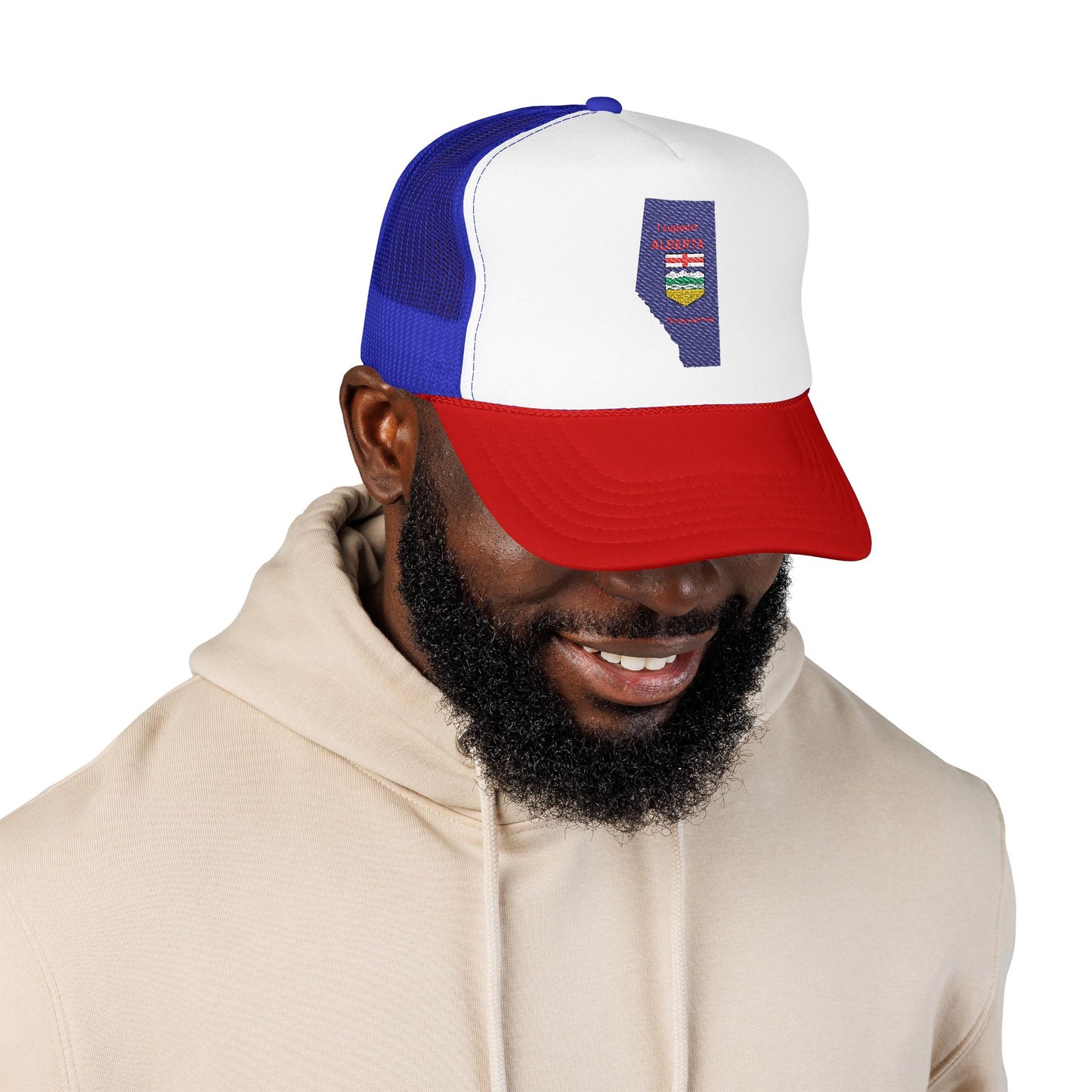 Alberta Independence Foam Trucker Hat