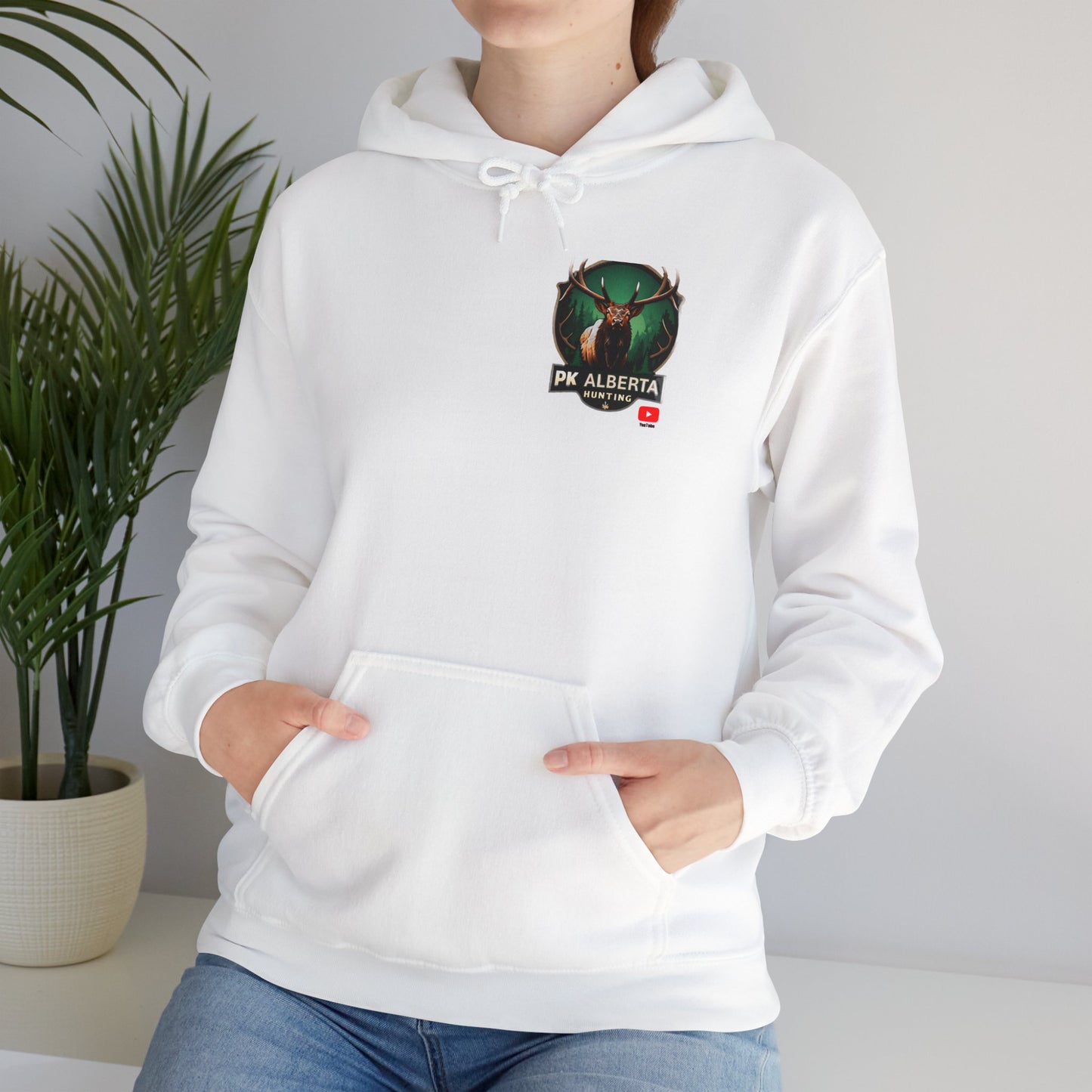 PK Alberta Hunting Small Logo Unisex Heavy Blend™ Hooded Sweatshirt