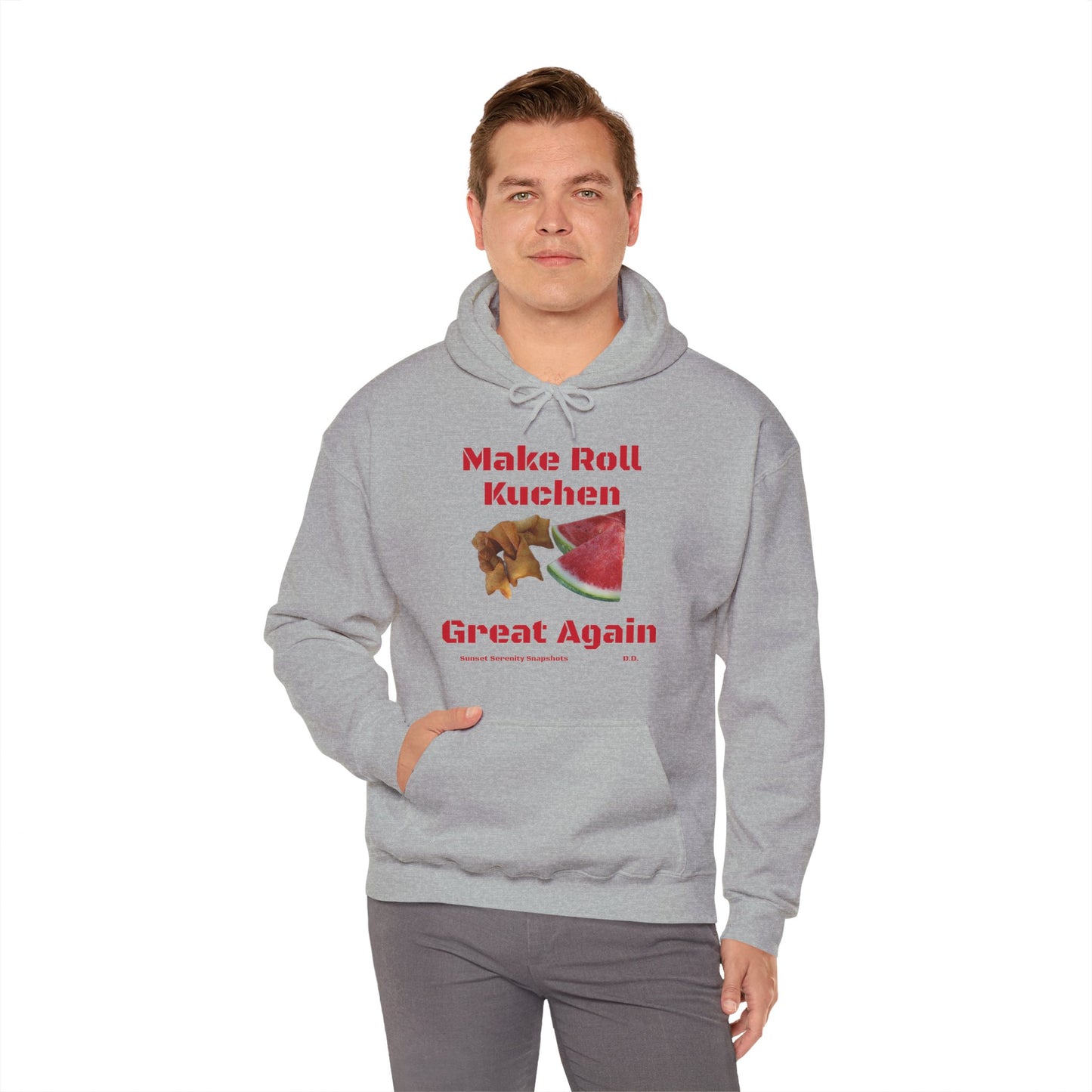 Make Roll Kuchen Great Again Unisex Heavy Blend™ Hooded Sweatshirt