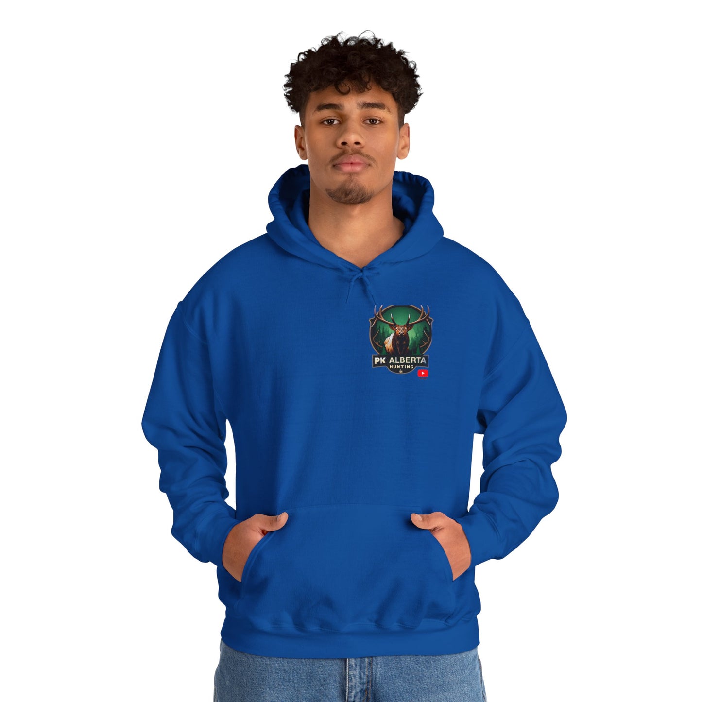 PK Alberta Hunting Small Logo Unisex Heavy Blend™ Hooded Sweatshirt