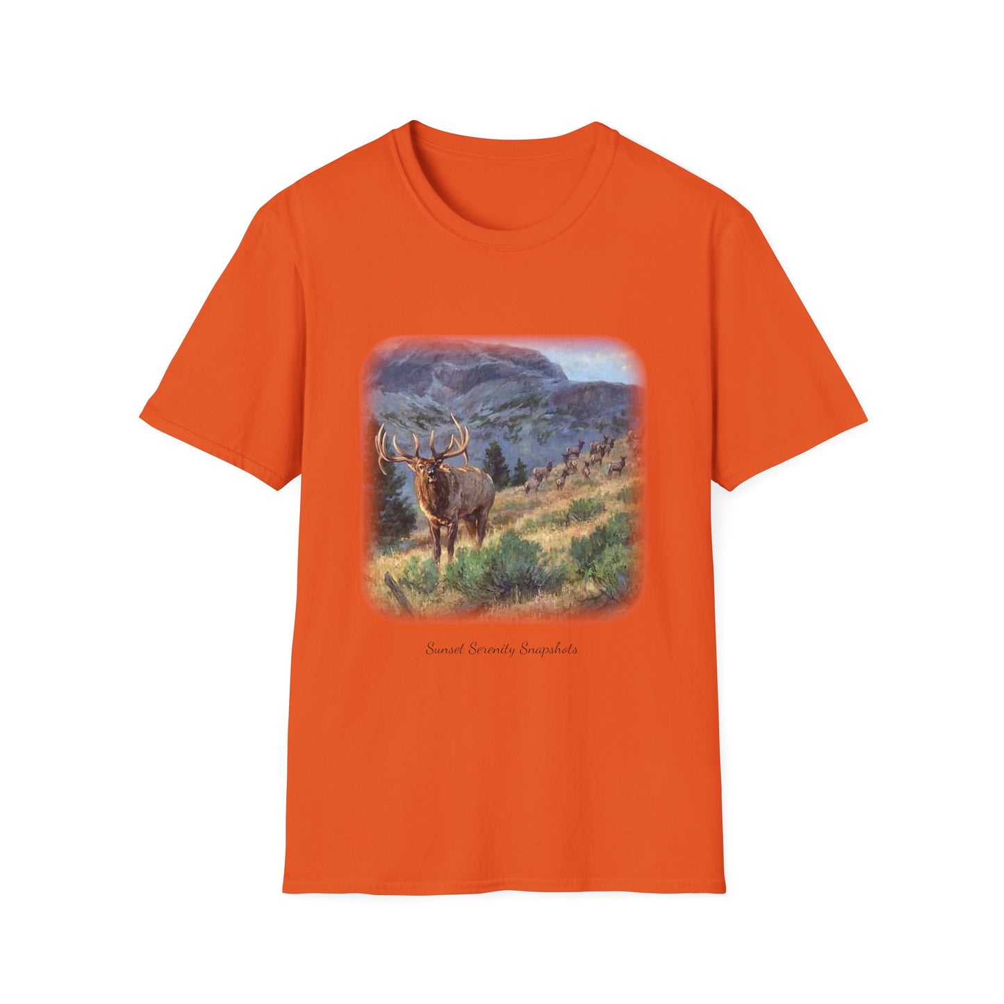 Elk_07 Unisex Softstyle T-Shirt