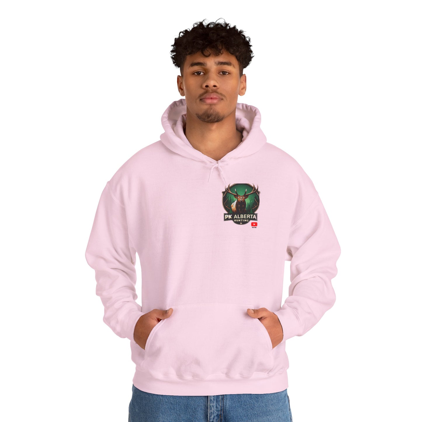 PK Alberta Hunting Small Logo Unisex Heavy Blend™ Hooded Sweatshirt