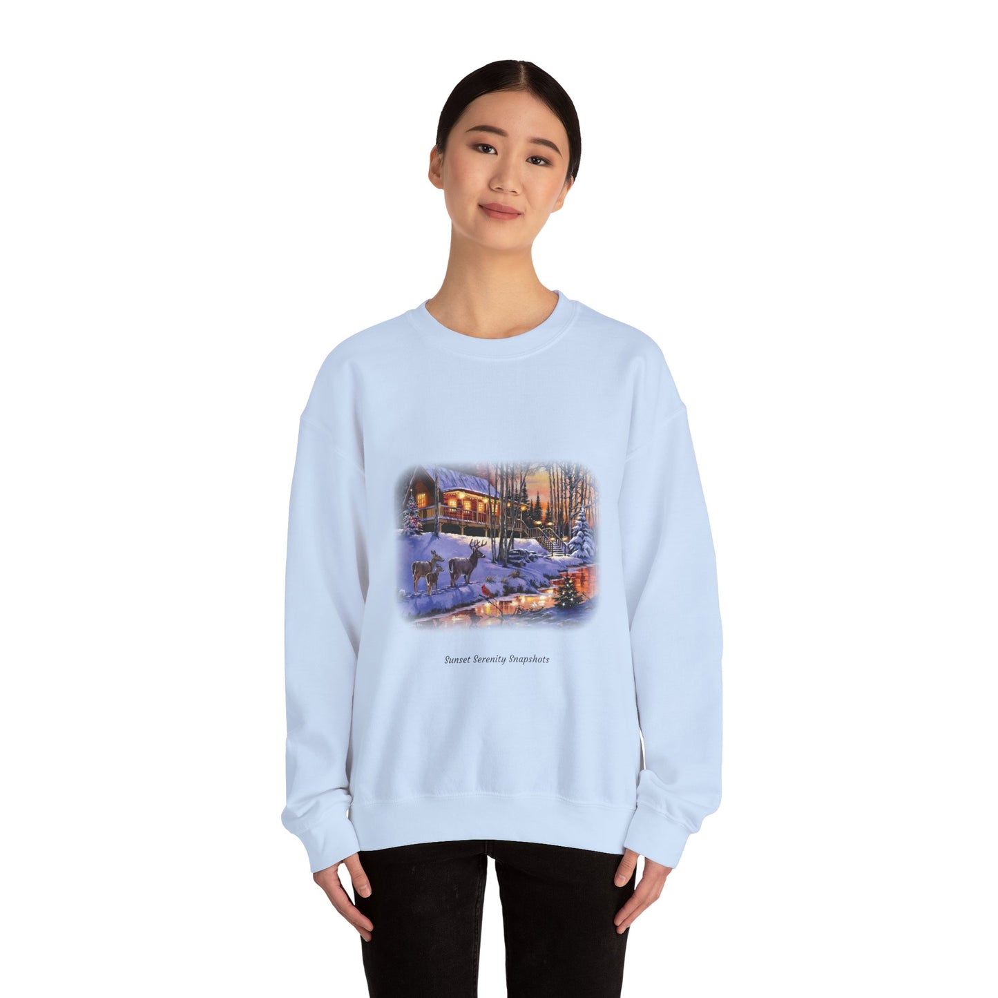 Deer_14 Unisex Heavy Blend™ Crewneck Sweatshirt