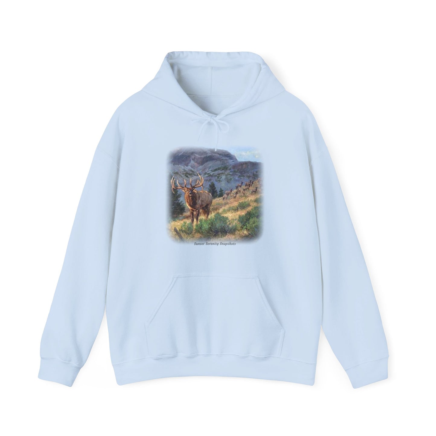 Elk_07 Unisex Heavy Blend™ Hooded Sweatshirt