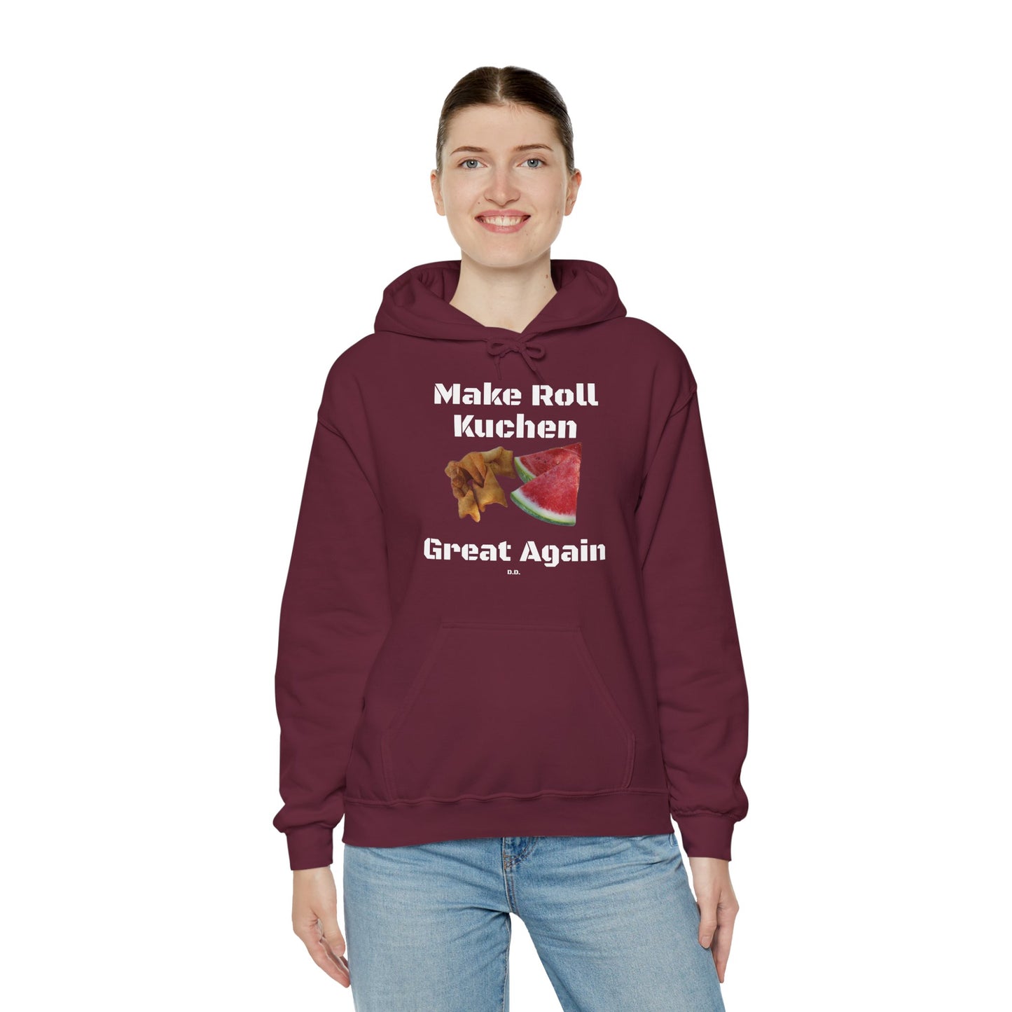Make Roll Kuchen Great Again Unisex Heavy Blend™ Hooded Sweatshirt