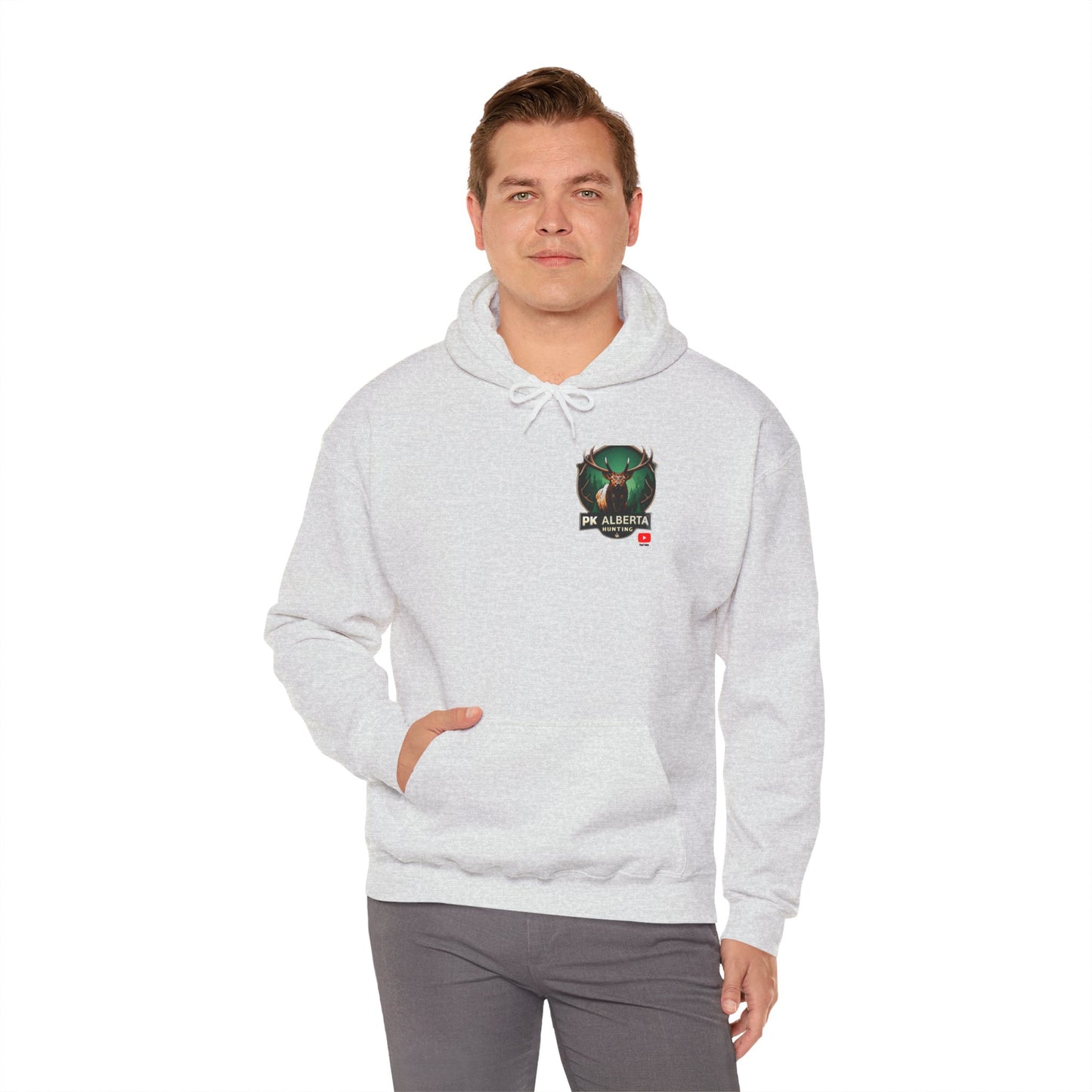 PK Alberta Hunting Small Logo Unisex Heavy Blend™ Hooded Sweatshirt