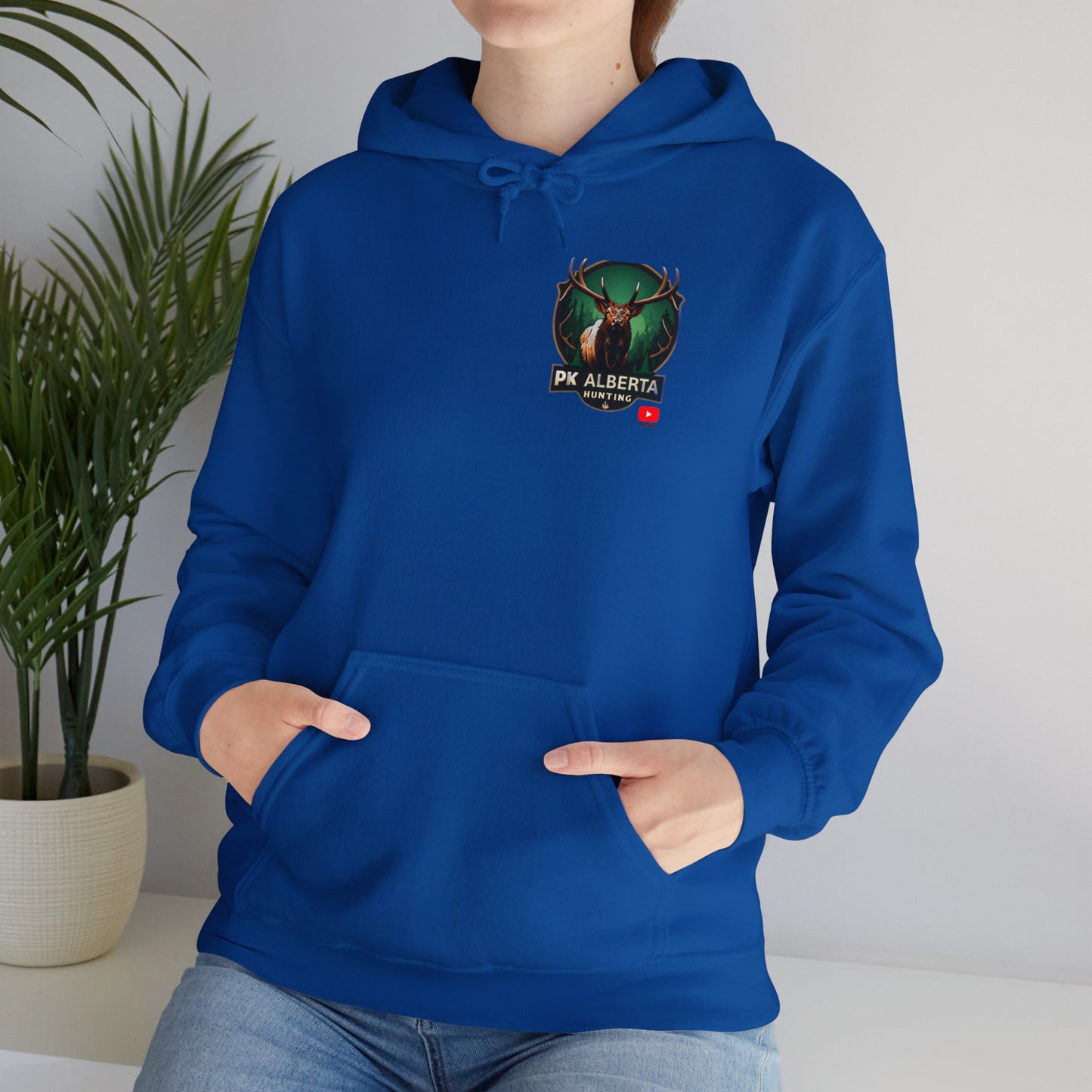 PK Alberta Hunting Small Logo Unisex Heavy Blend™ Hooded Sweatshirt