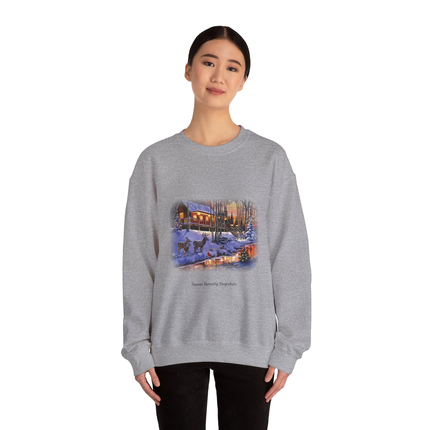 Deer_14 Unisex Heavy Blend™ Crewneck Sweatshirt