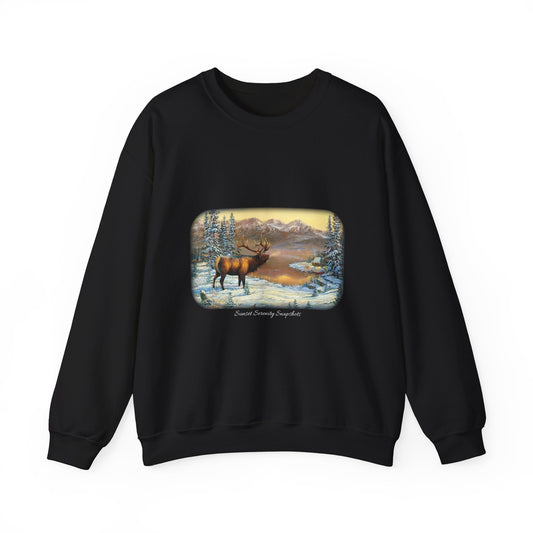 Elk_03 Unisex Heavy Blend™ Crewneck Sweatshirt