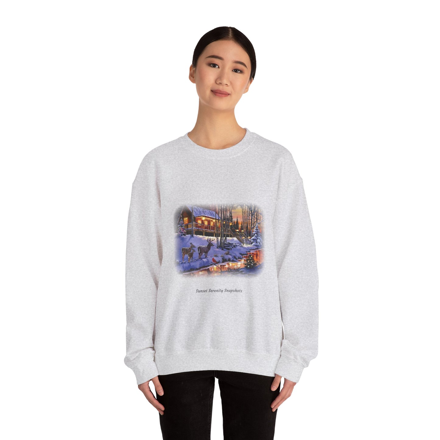 Deer_14 Unisex Heavy Blend™ Crewneck Sweatshirt