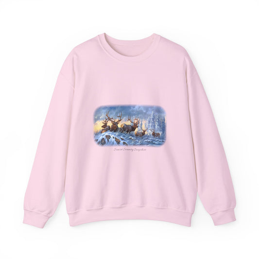 Elk_02 Unisex Heavy Blend™ Crewneck Sweatshirt