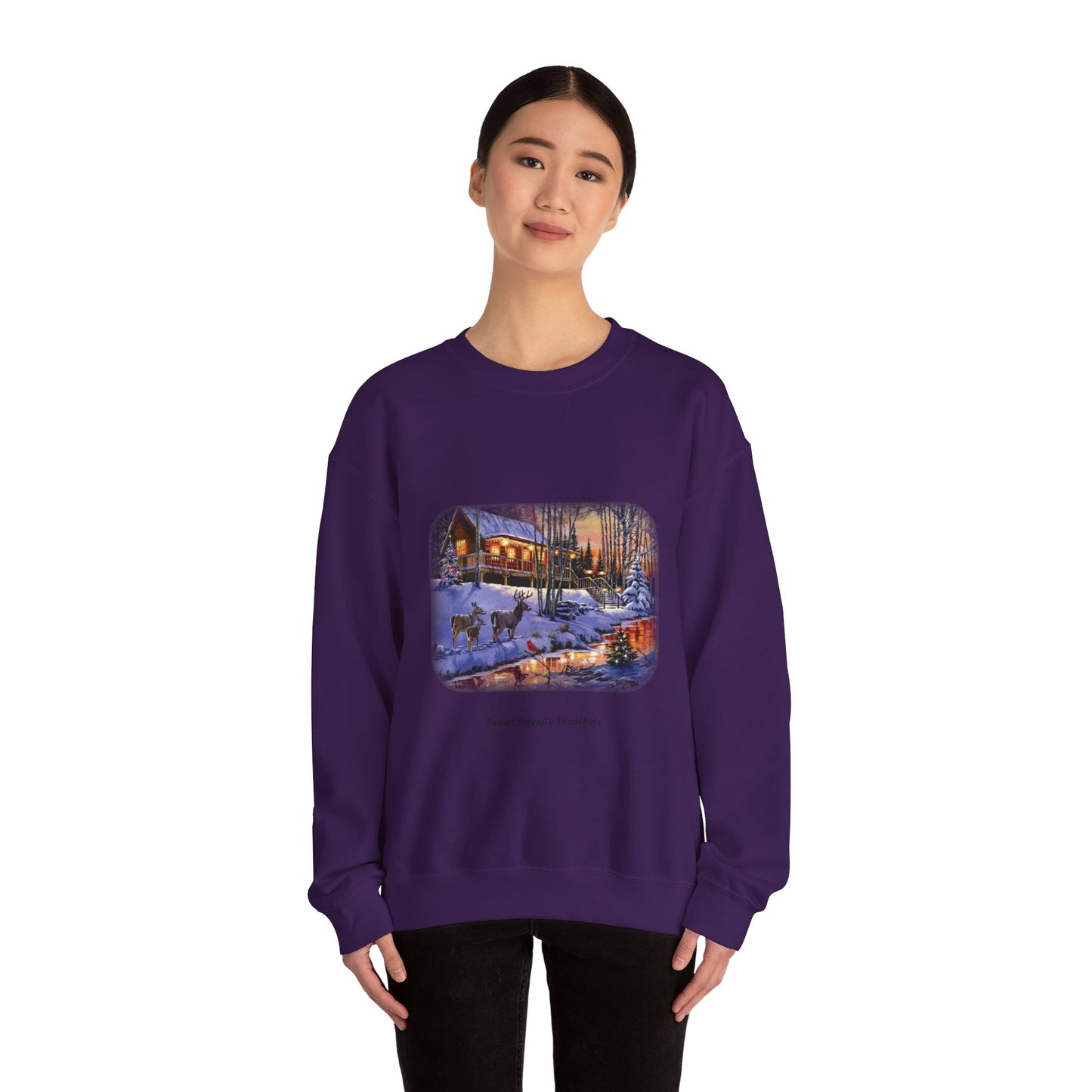 Deer_14 Unisex Heavy Blend™ Crewneck Sweatshirt