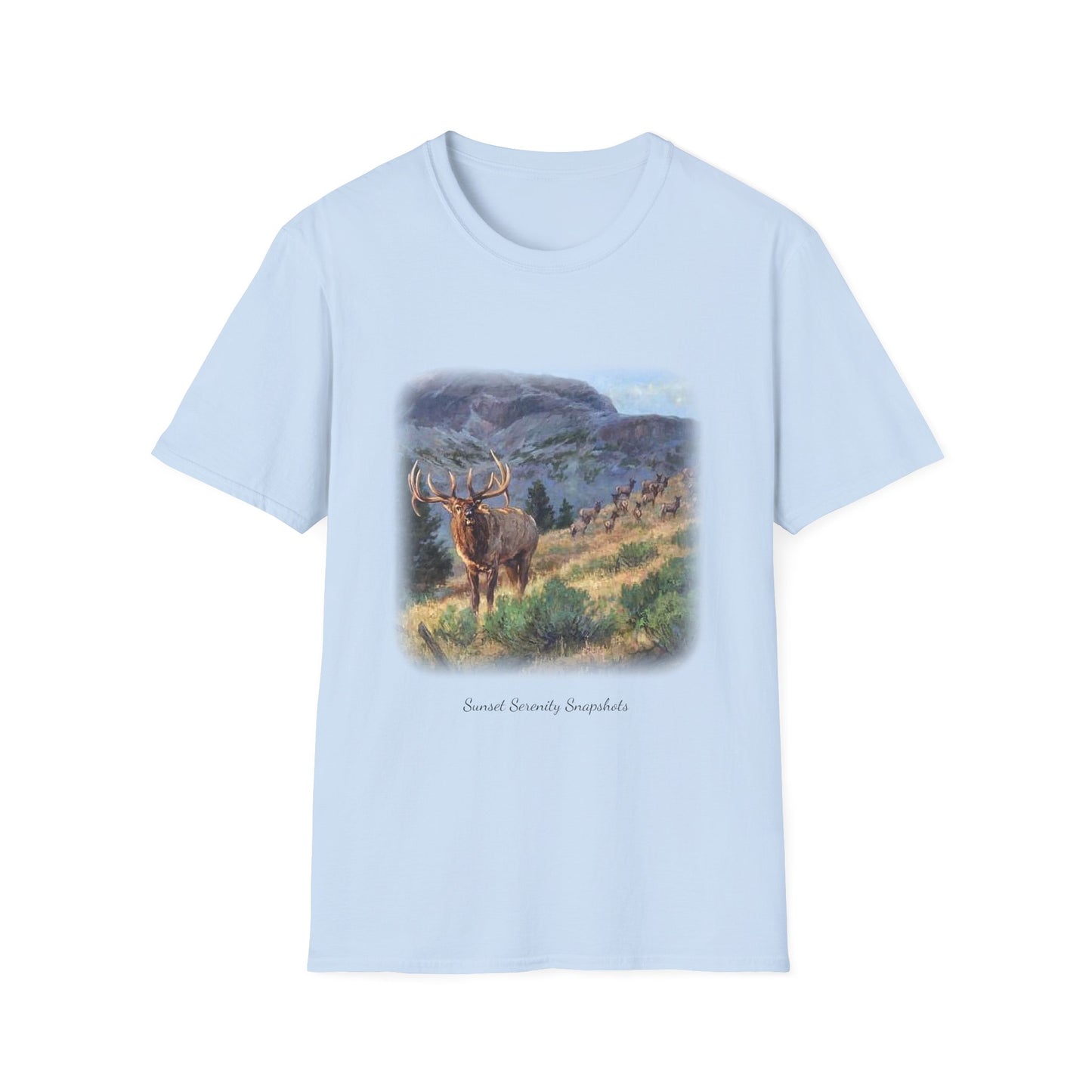 Elk_07 Unisex Softstyle T-Shirt