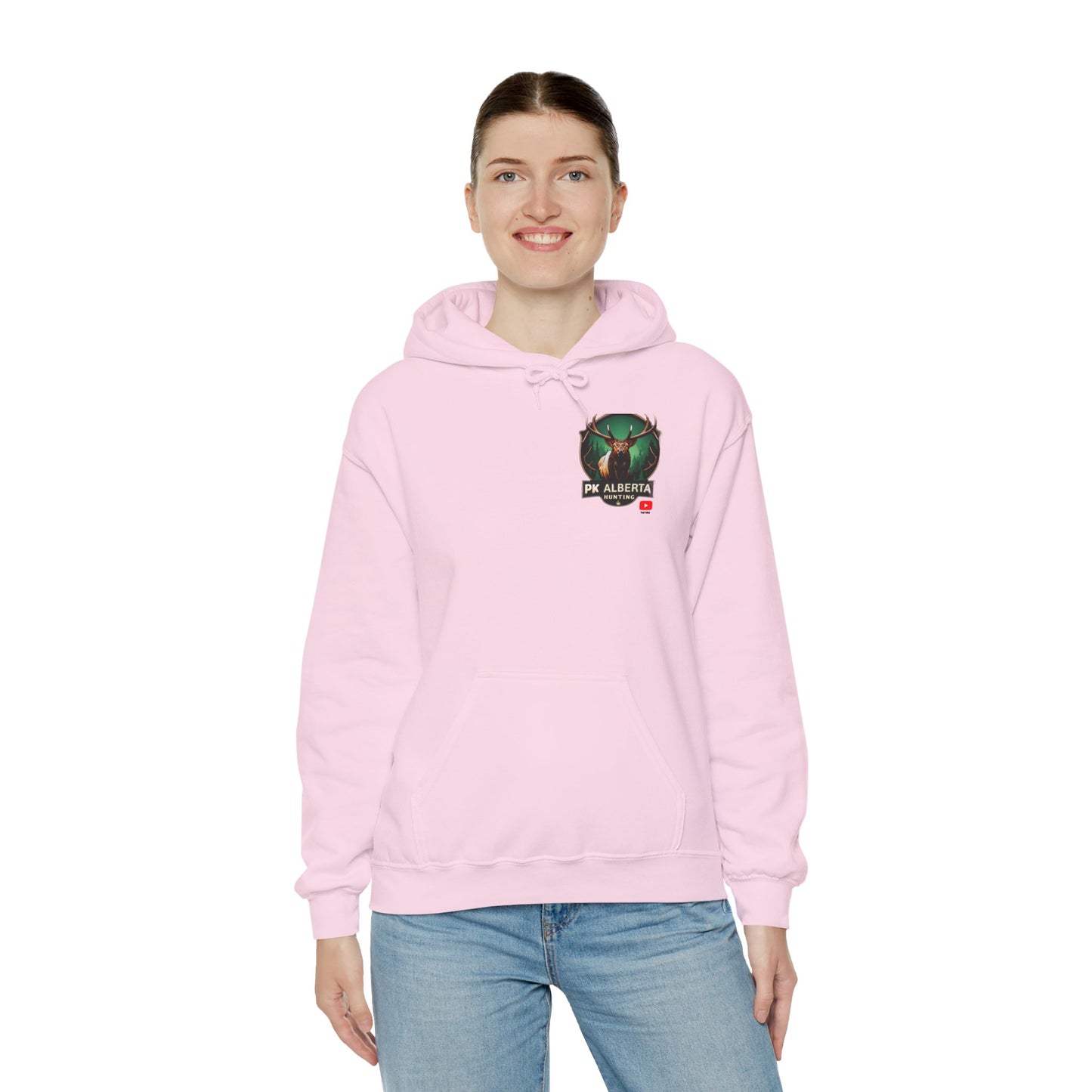 PK Alberta Hunting Small Logo Unisex Heavy Blend™ Hooded Sweatshirt