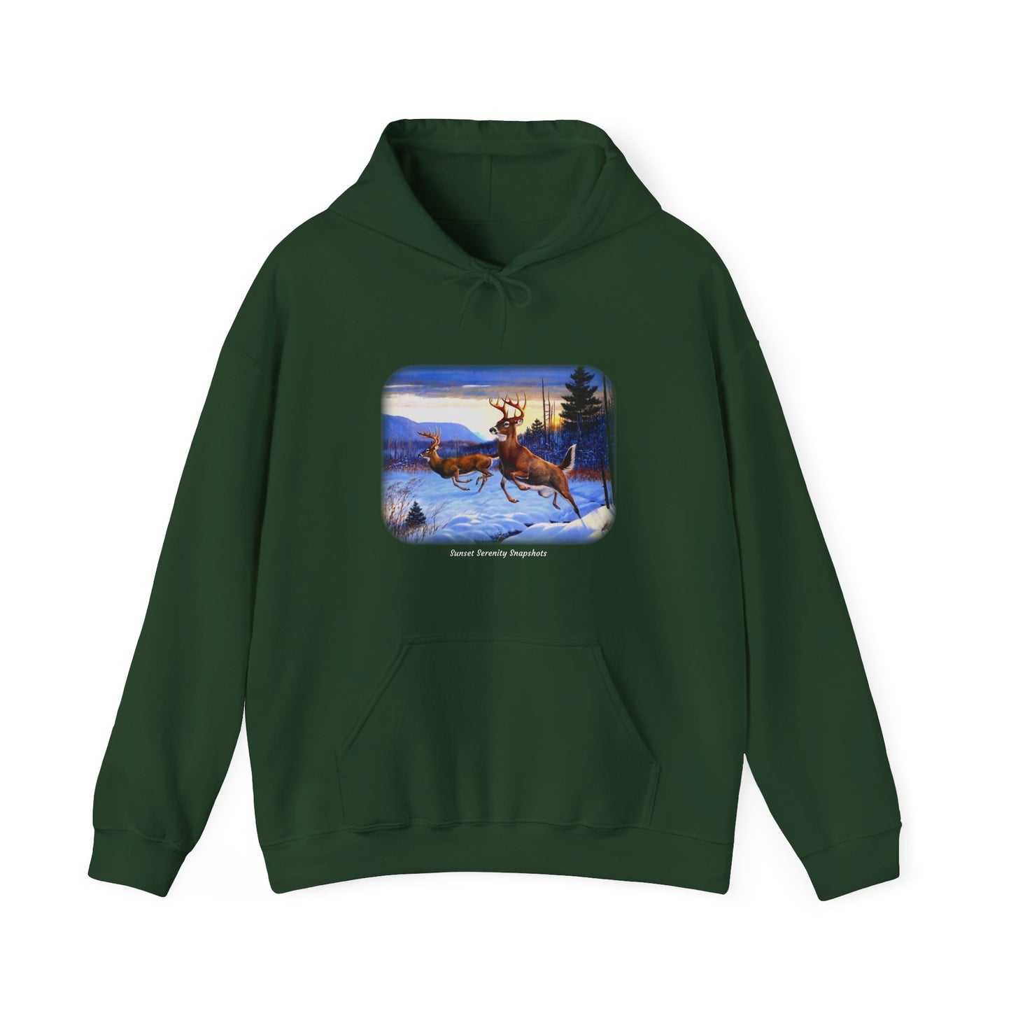 Elk_07 Unisex Heavy Blend™ Hooded Sweatshirt